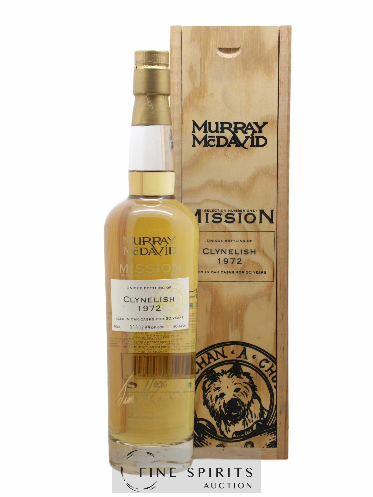 Clynelish 30 years 1972 Murray Mc David Mission One of 600