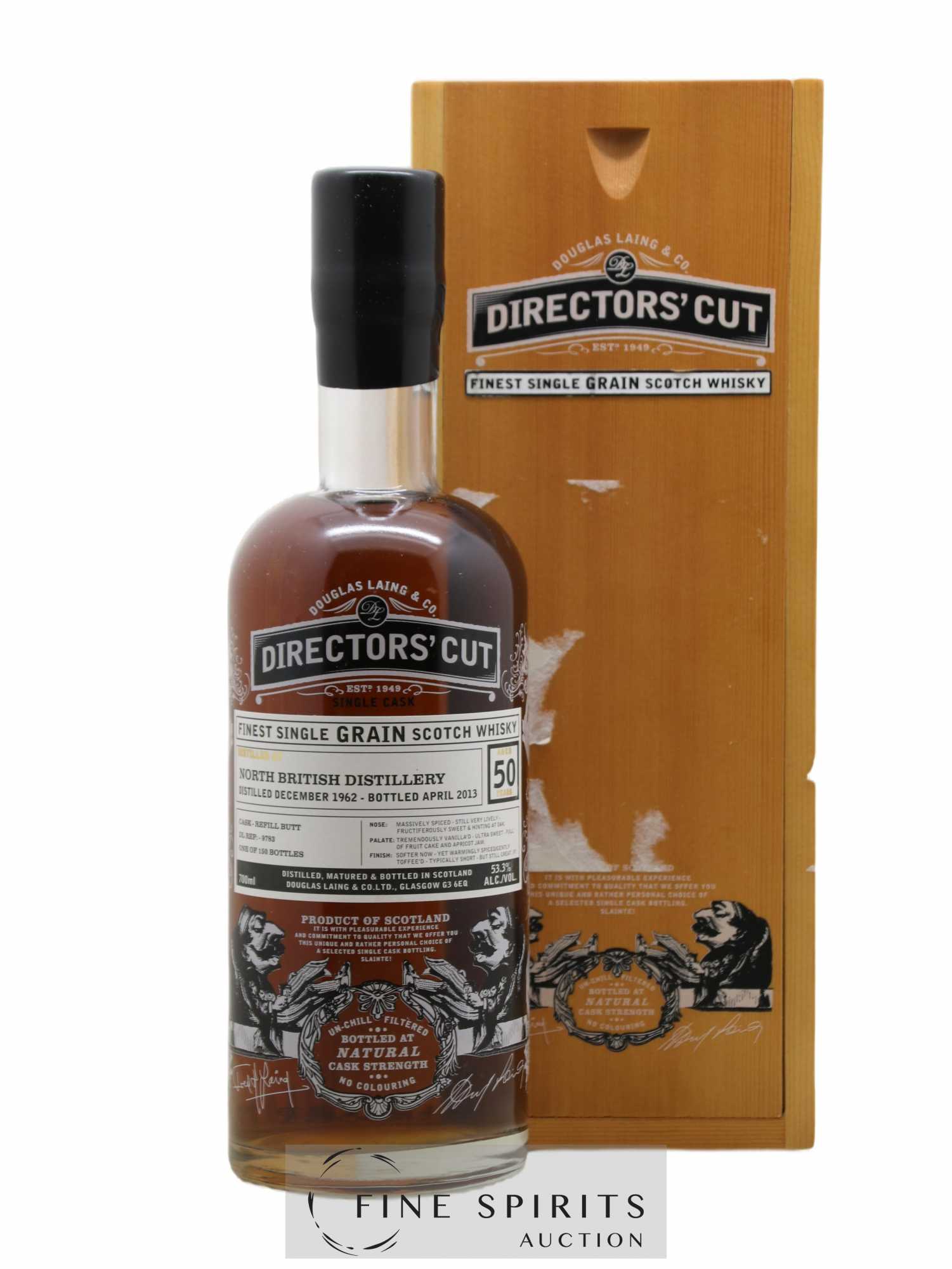 North British 50 years 1962 Douglas Laing DL REF -9783 - One of 150 - bottled 2013 Director's Cut