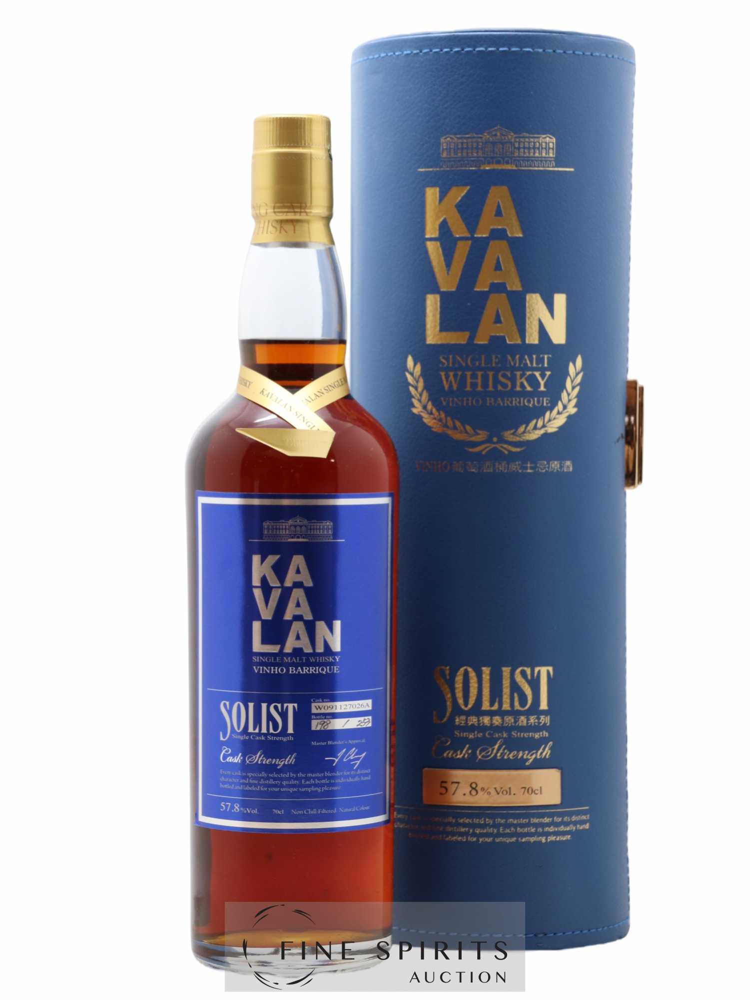 Kavalan Of. Solist Vinho Barrique n°W091127026A - One of 253 - bottled 2014 Cask Strength