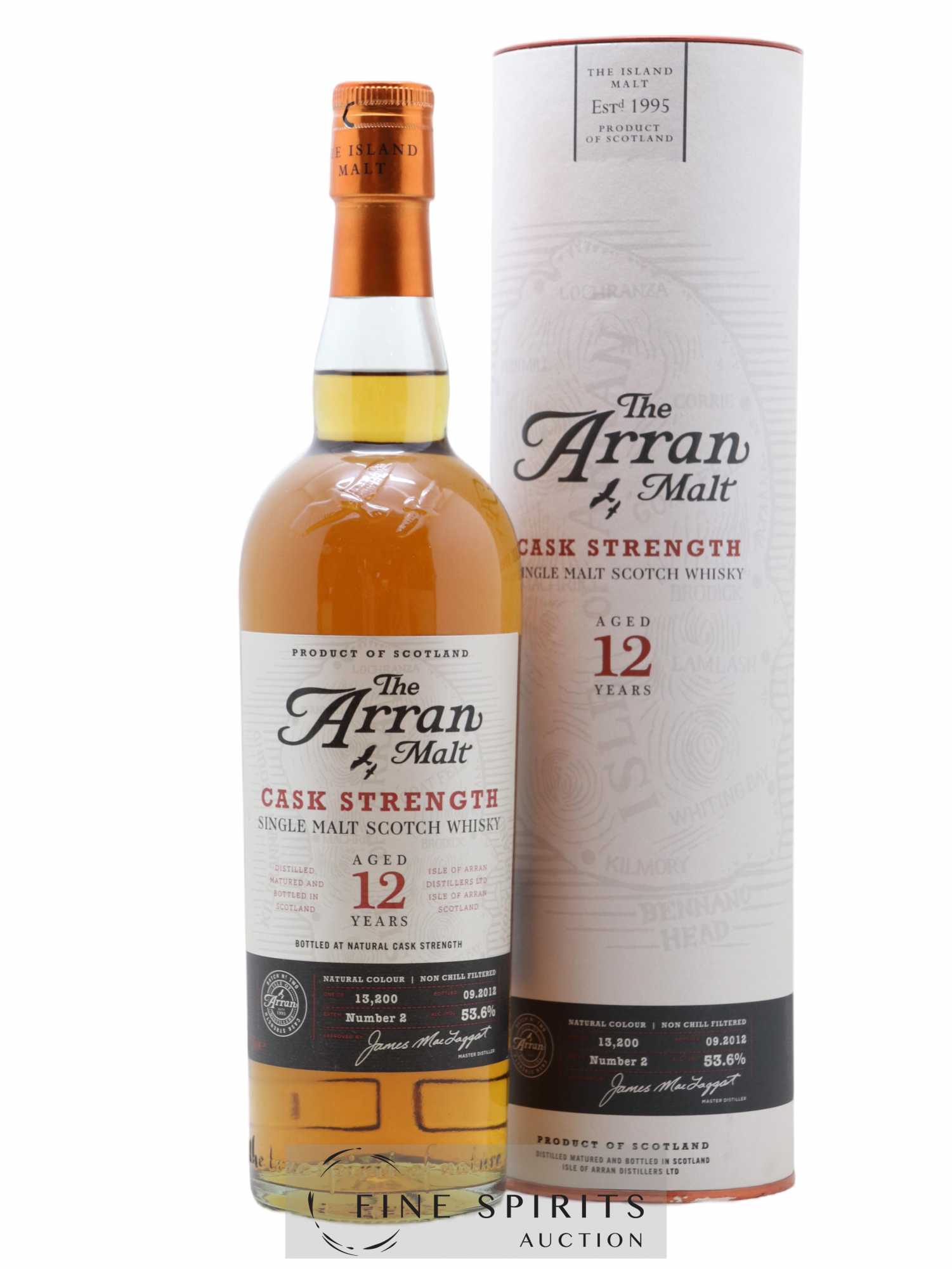 Arran 12 years Of. Cask Strength Batch n°2 - One of 13200 - bottled 2012