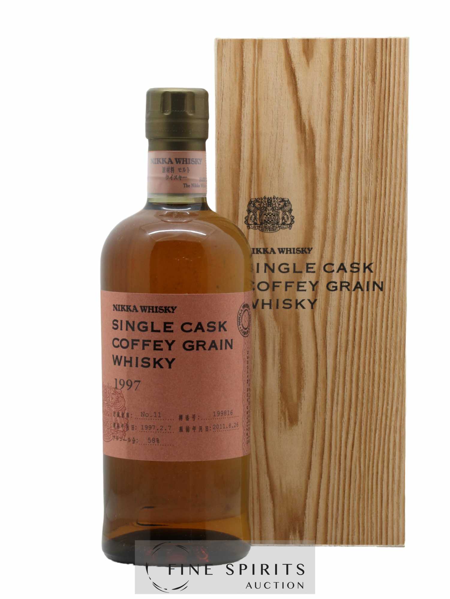 Nikka 1997 Of. Coffey Grain Cask n°199816 - bottled 2011 Nikka Whisky