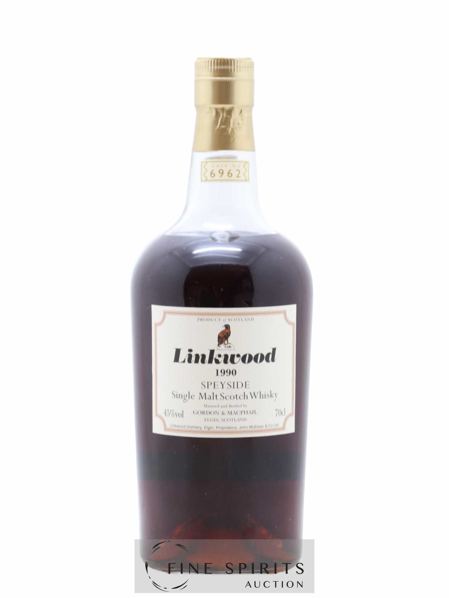 Linkwood 1990 Gordon & MacPhail Cask n°6962 - bottled 2009