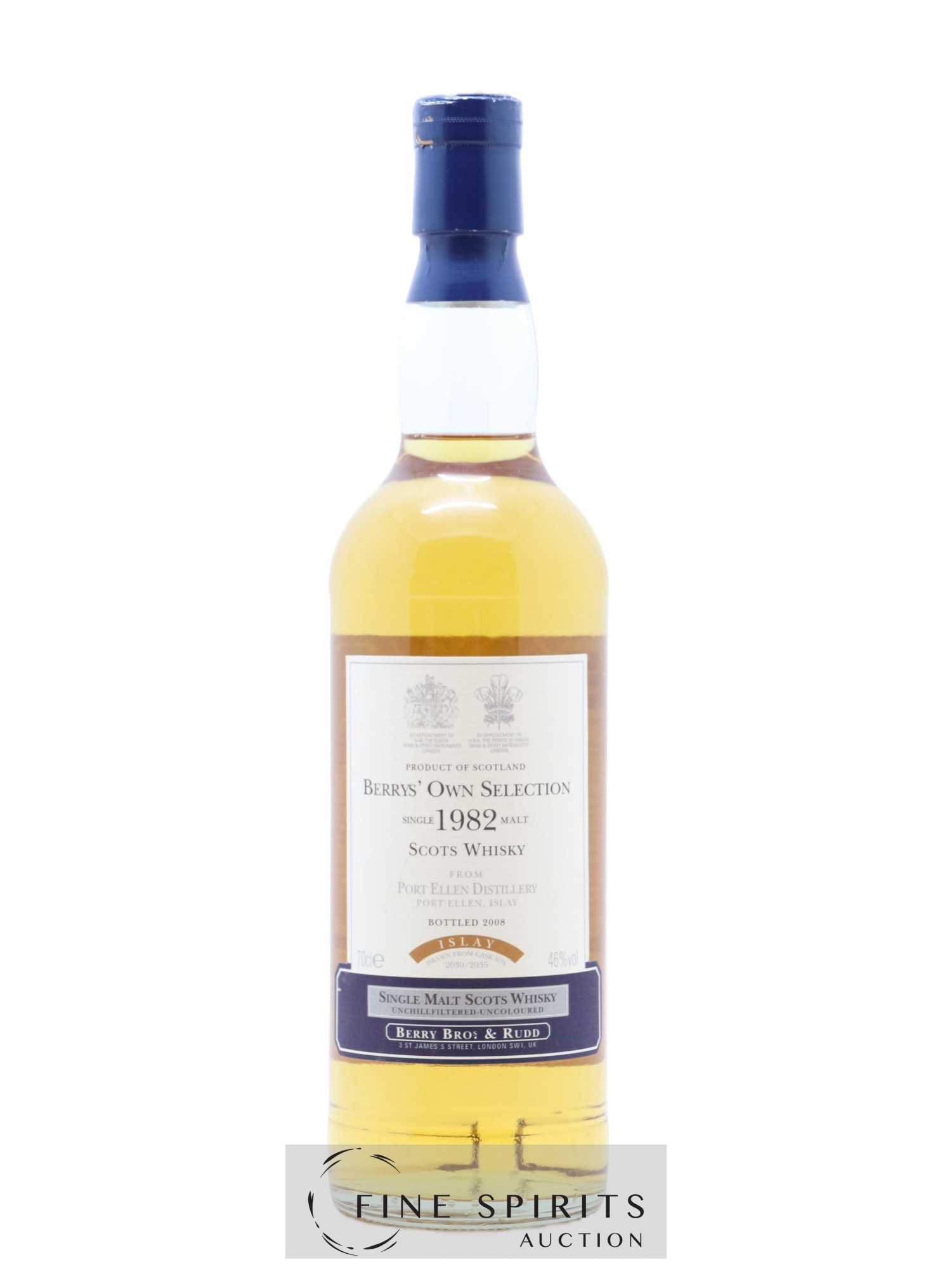 Port Ellen 1982 Berry Bros & Rudd Casks n°2030-2035 - bottled 2008 Berry's Own Selection