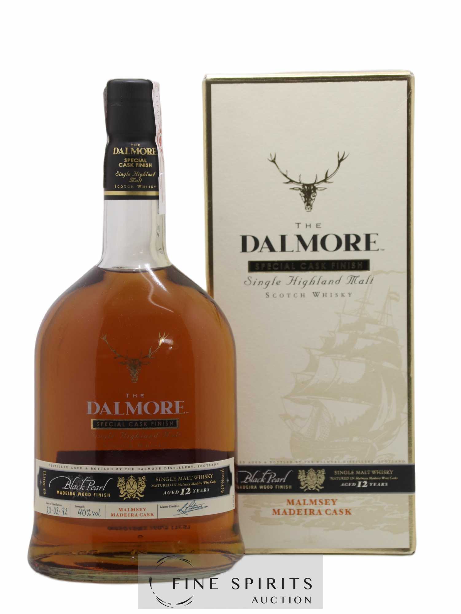 Dalmore 12 years 1992 Of. Black Pearl Special Cask Finish