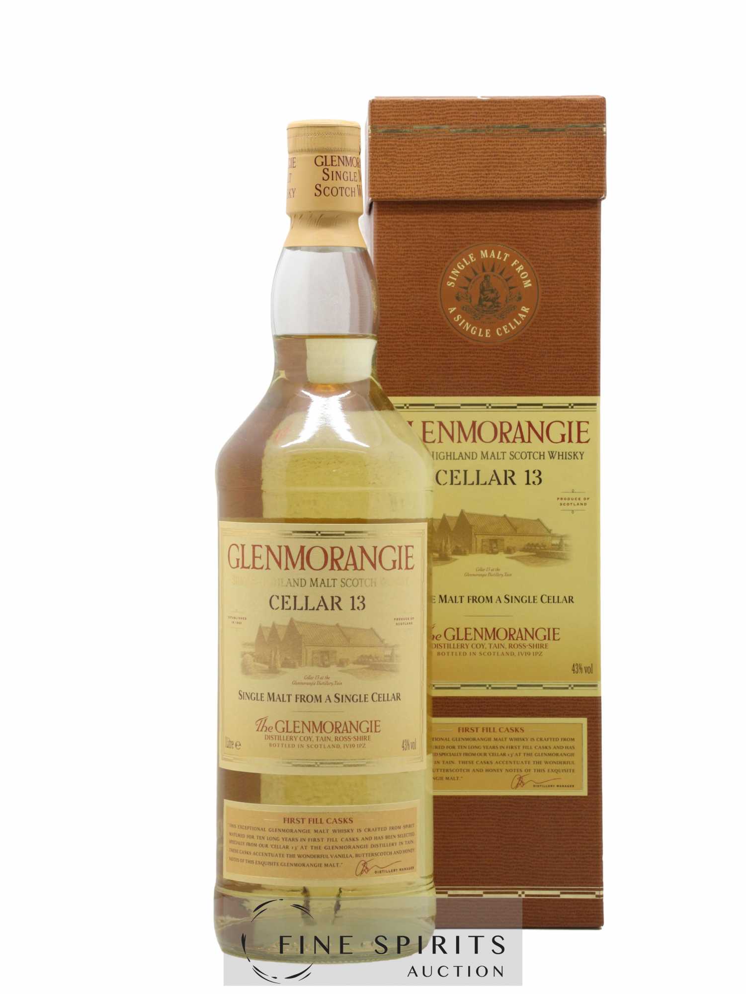 Glenmorangie 10 years Of. Cellar 13 First Fill Casks