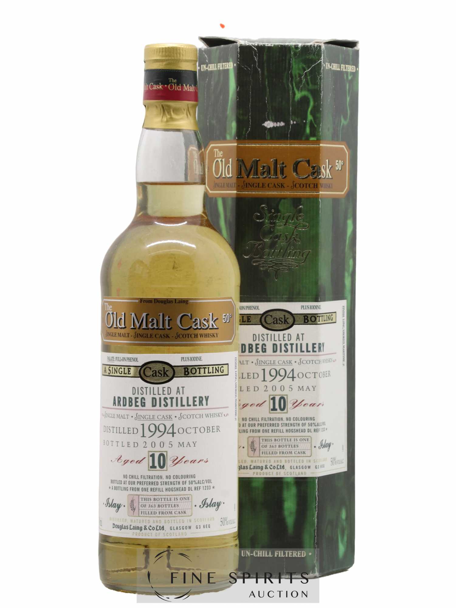 Ardbeg 10 years 1994 Douglas Laing One of 363 - bottled 2005 The Old Malt Cask