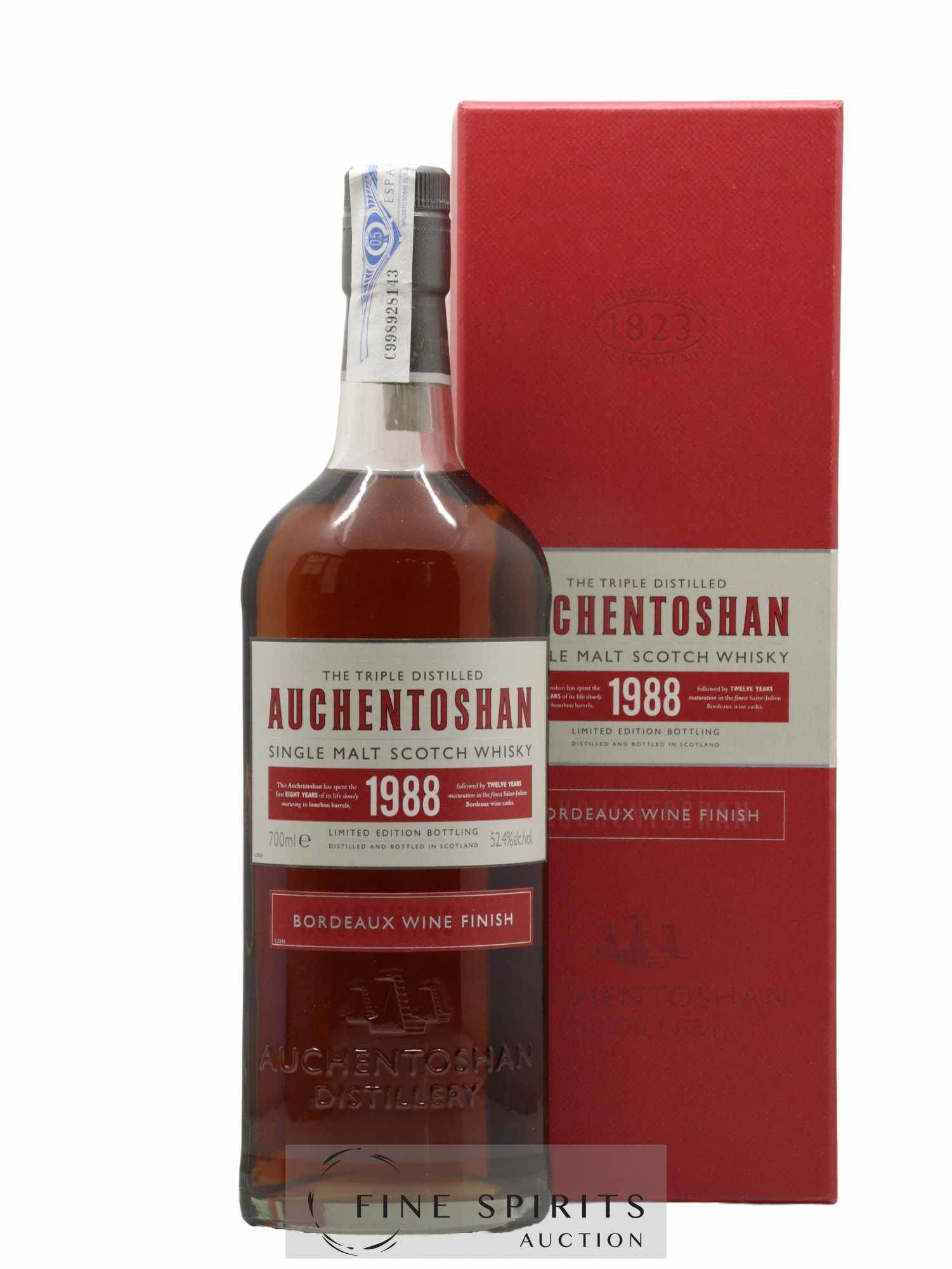 Auchentoshan 20 years 1988 Of. Bordeaux Wine Finish Limited Edition