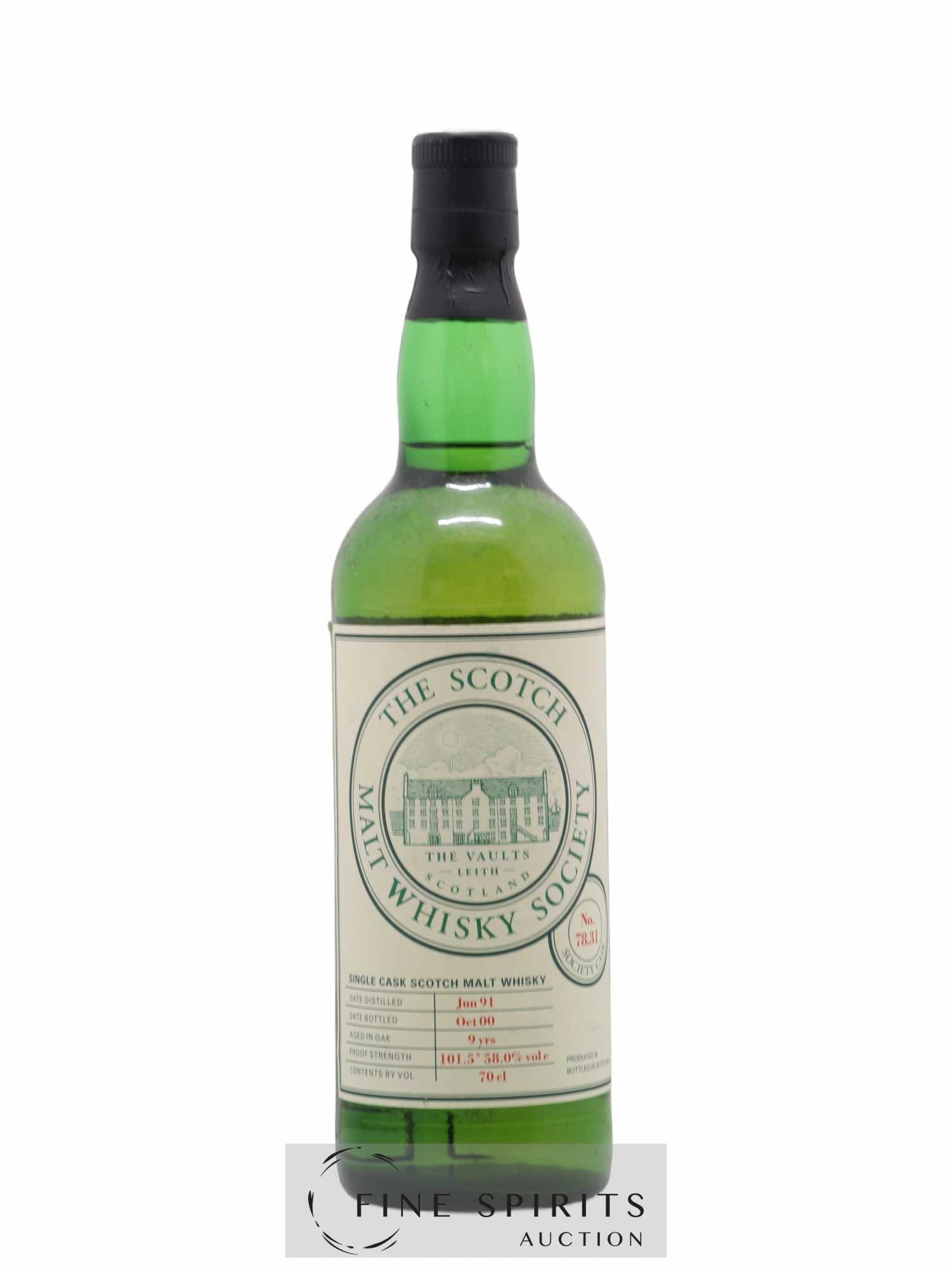 Ben Nevis 9 years 1991 The Scotch Malt Whisky Society Cask n°78.31 - bottled 2000