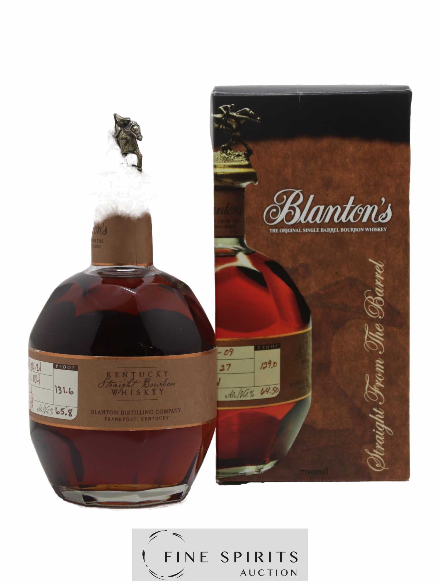 Blanton's Of. Warehouse H - Single Barrel n°104 - dumped 2021