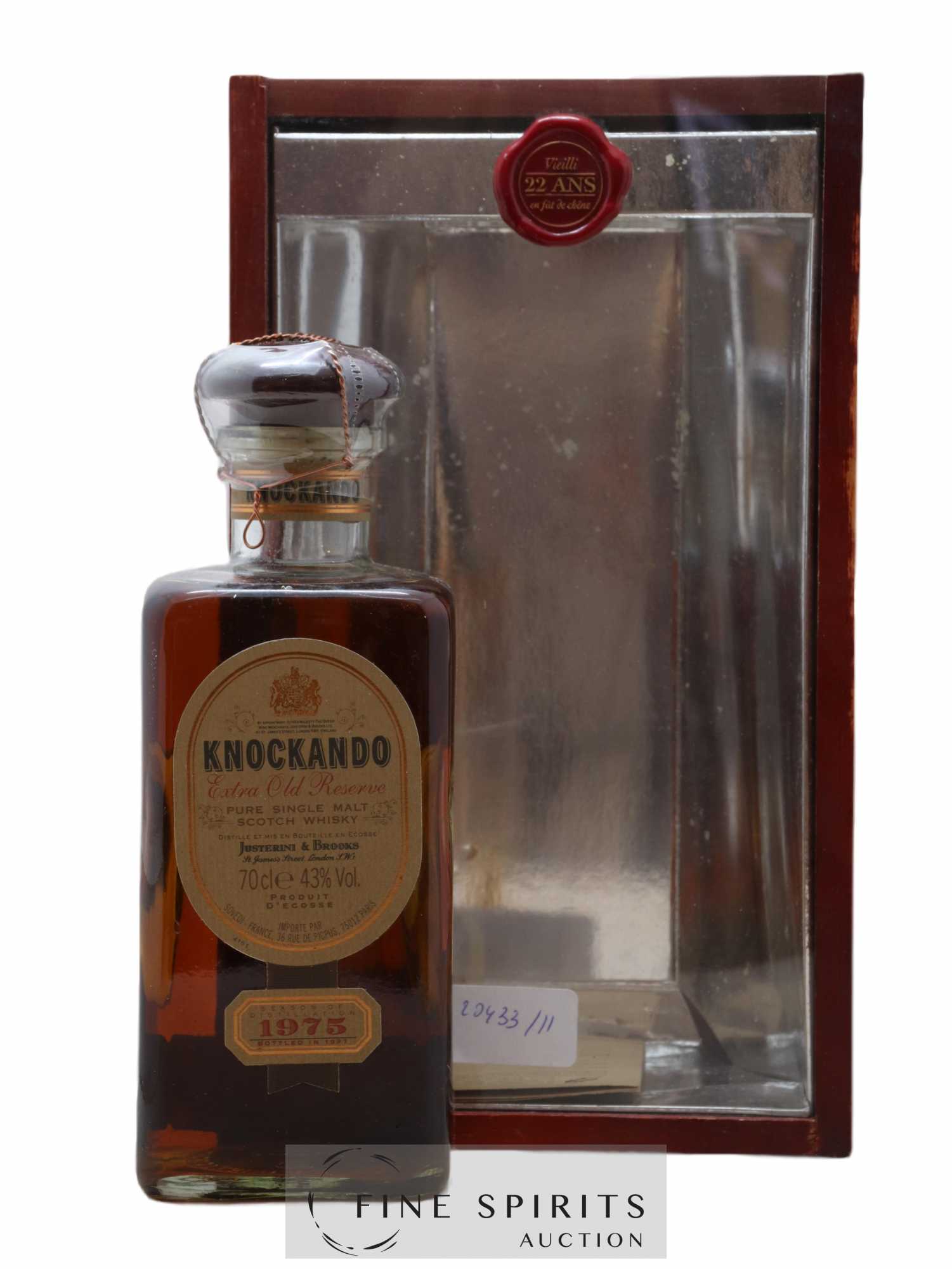 Knockando 1975 Of. Extra Old Reserve bottled 1997 Sovedi