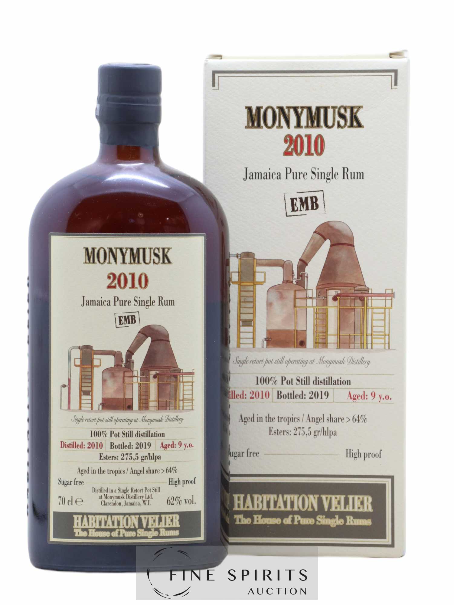 Monymusk 9 years 2010 Velier EMB bottled 2019 Habitation Velier