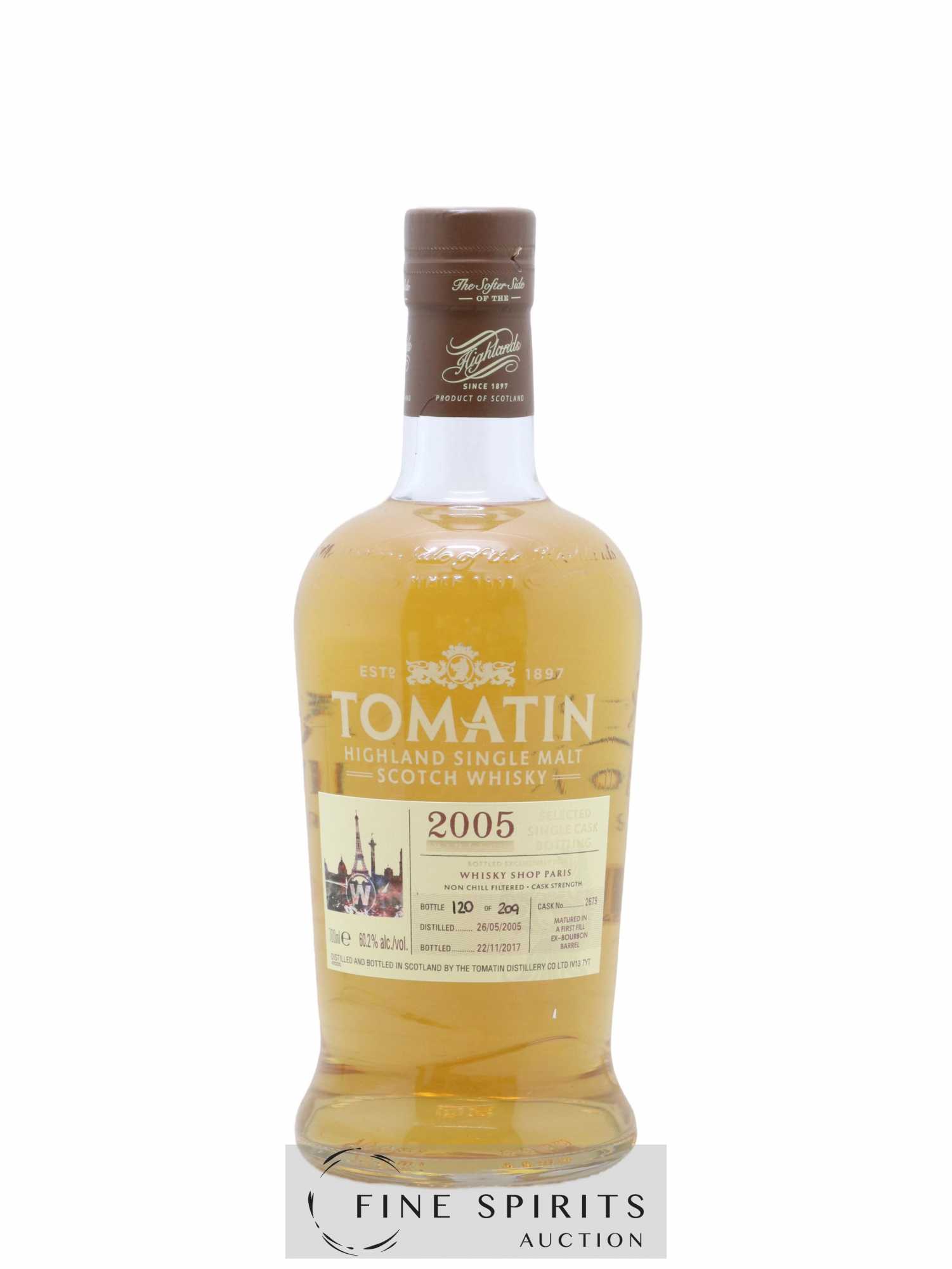 Tomatin 2005 Of. Vintage Cask n°2679 - One of 209 - bottled 2017 Whisky Shop Paris