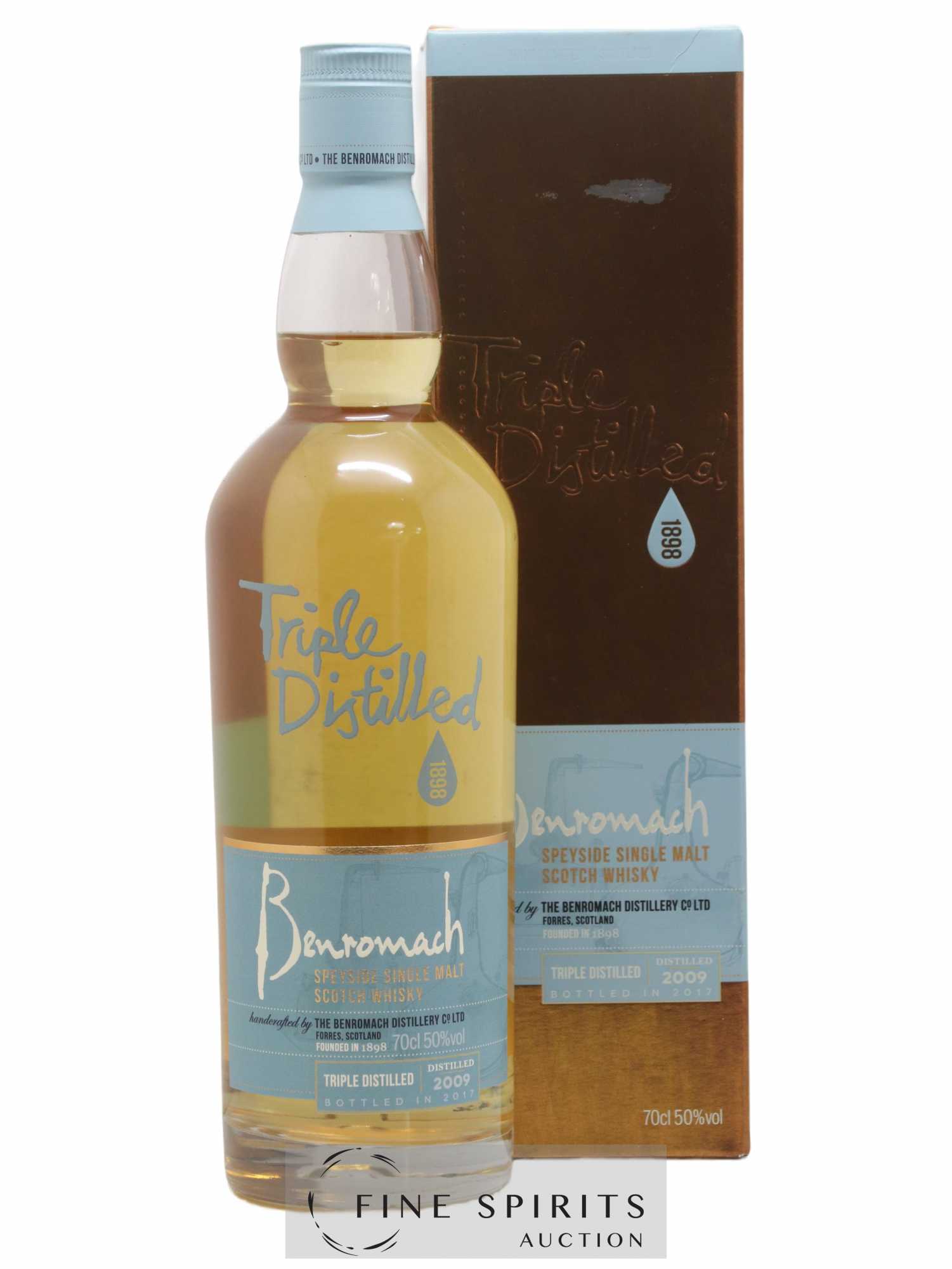 Benromach 2009 Of. Triple Distilled bottled 2017