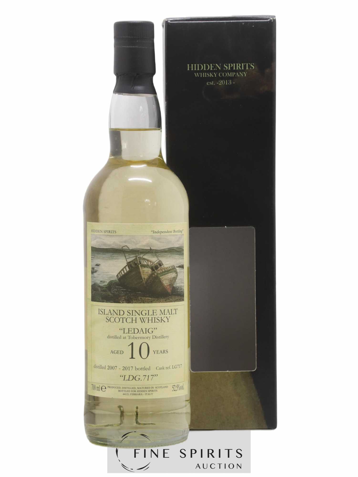 Ledaig 10 years 2007 Hidden Spirits LDG.717 Cask n°LG717 - bottled 2017