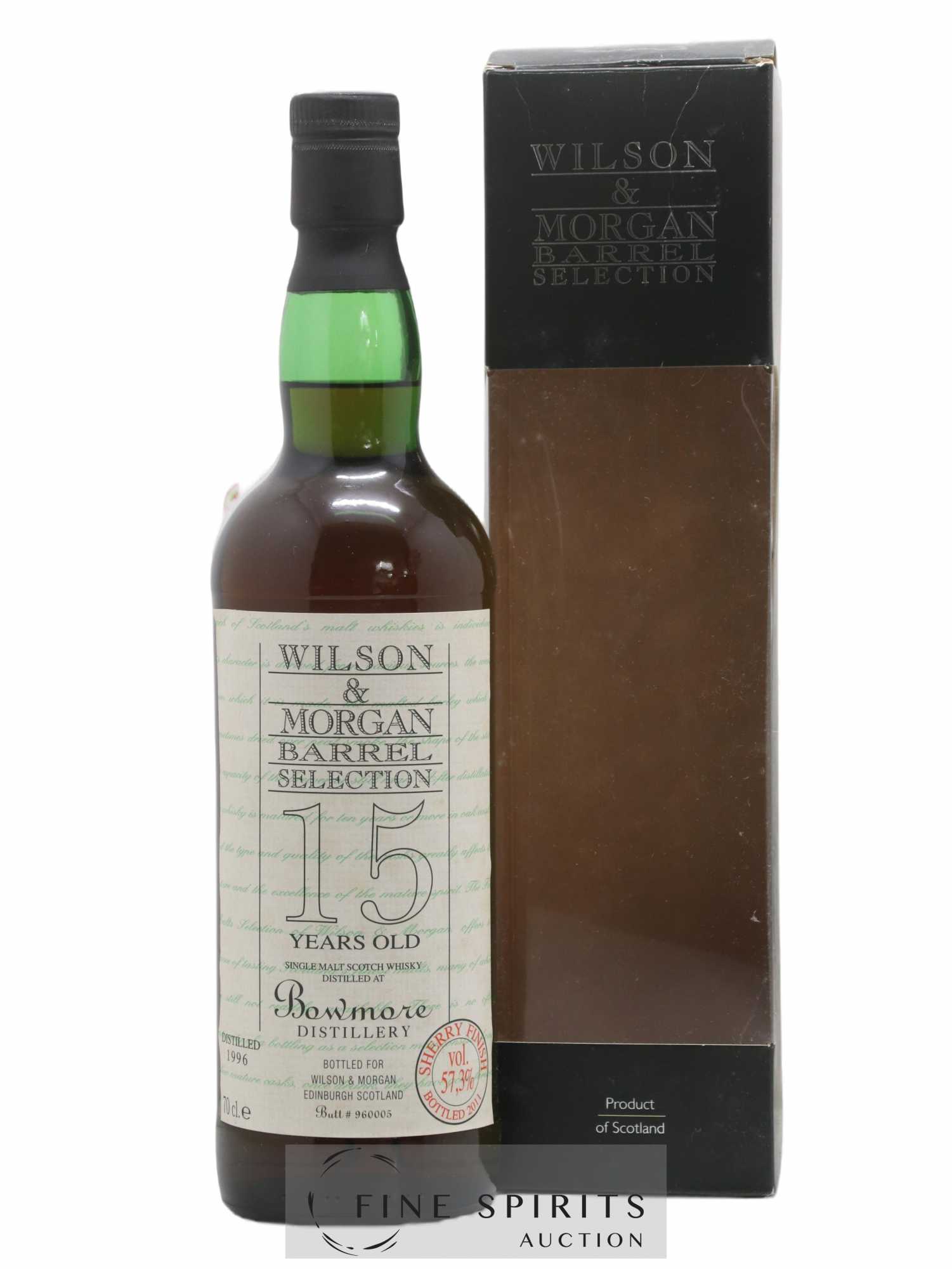 Bowmore 15 years 1996 Wilson & Morgan Sherry Finish - bottled 2011 Barrel Selection