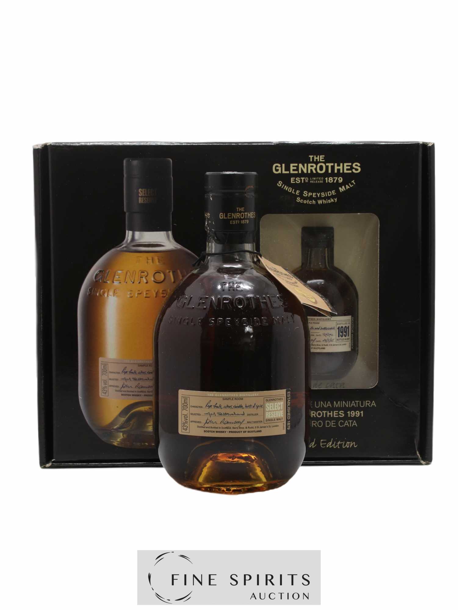 Glenrothes Of. Select Reserve with 1 minionette 1991 Sample Room