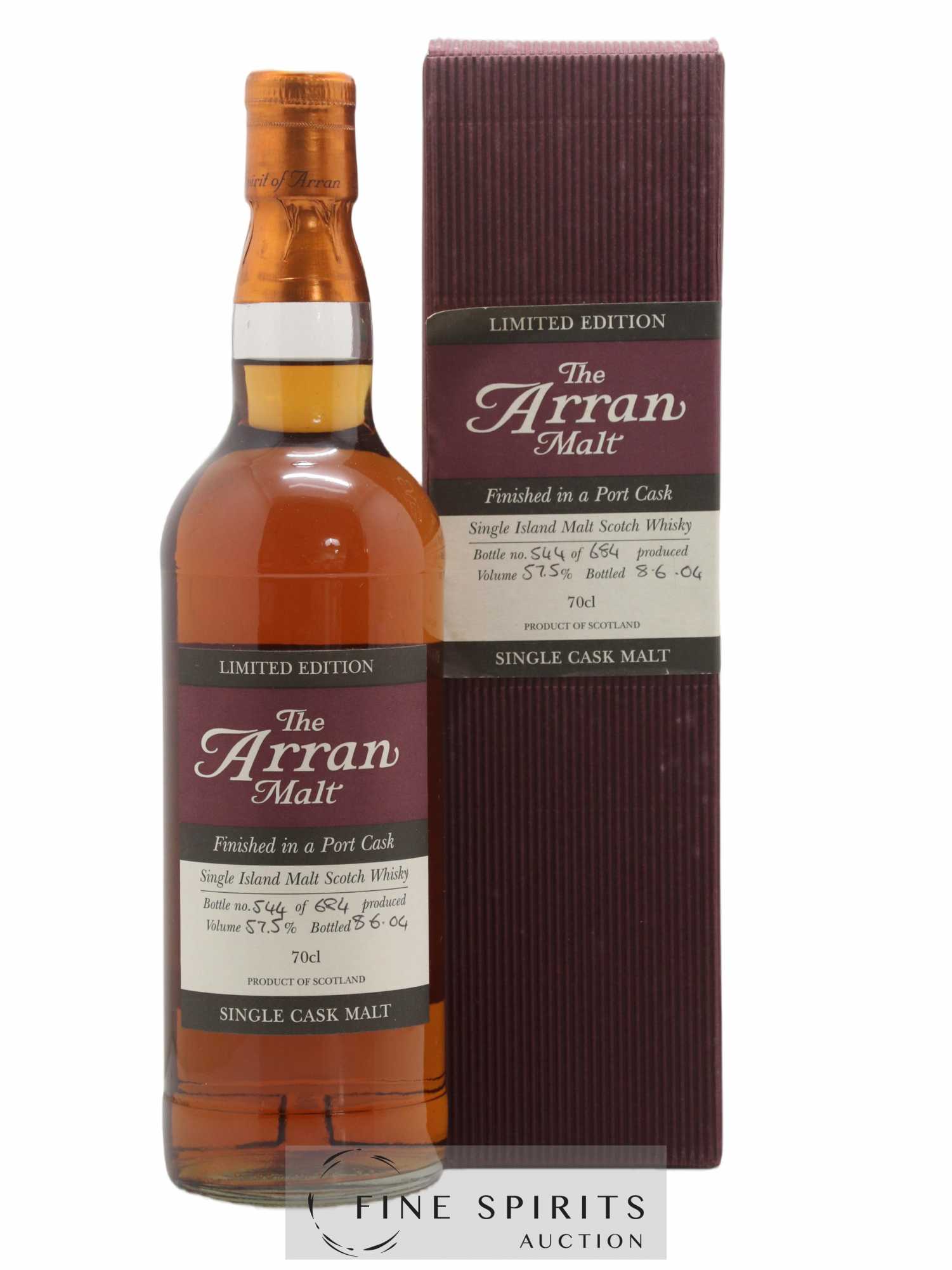 Arran Of. Port Cask Finished One of 684 - bottled 2004 Limited Edition