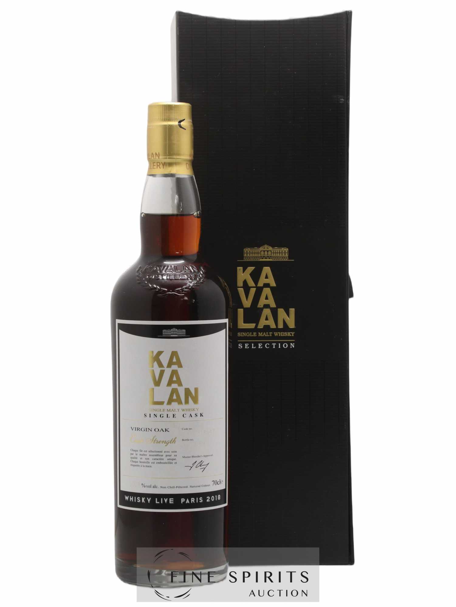 Kavalan Of. Single Cask n°N060828A47 - One of 89 bottles - bottled 2018 Whisky Live Paris 2018 Cask Strength