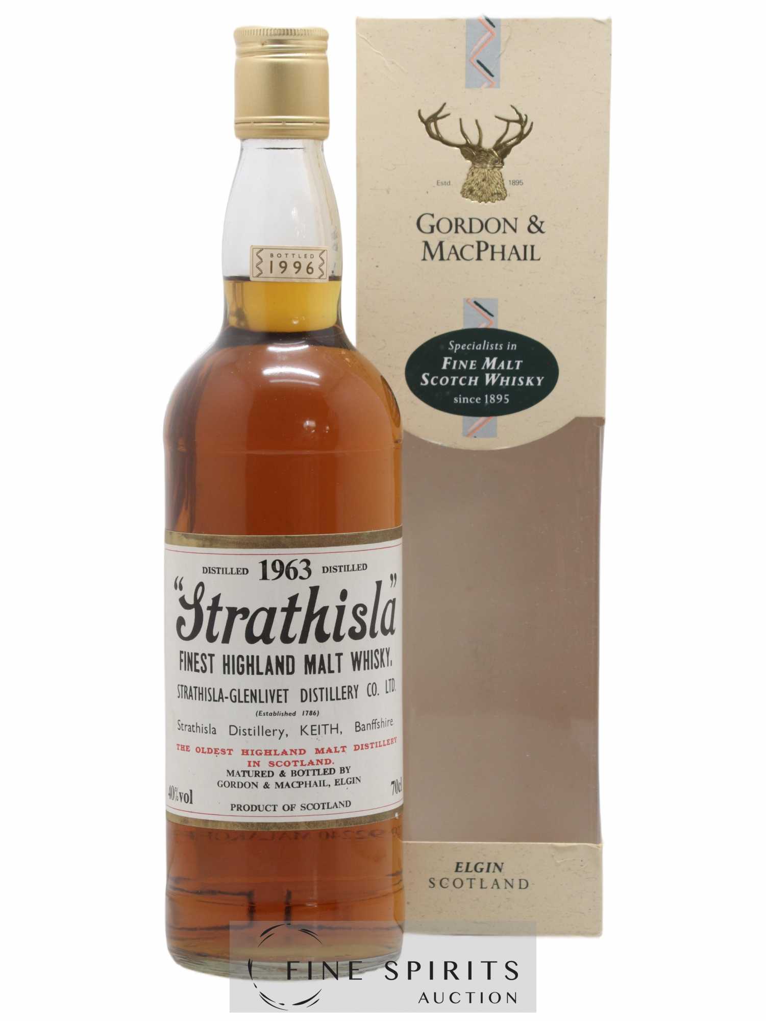 Strathisla 1963 Gordon & MacPhail bottled 1996