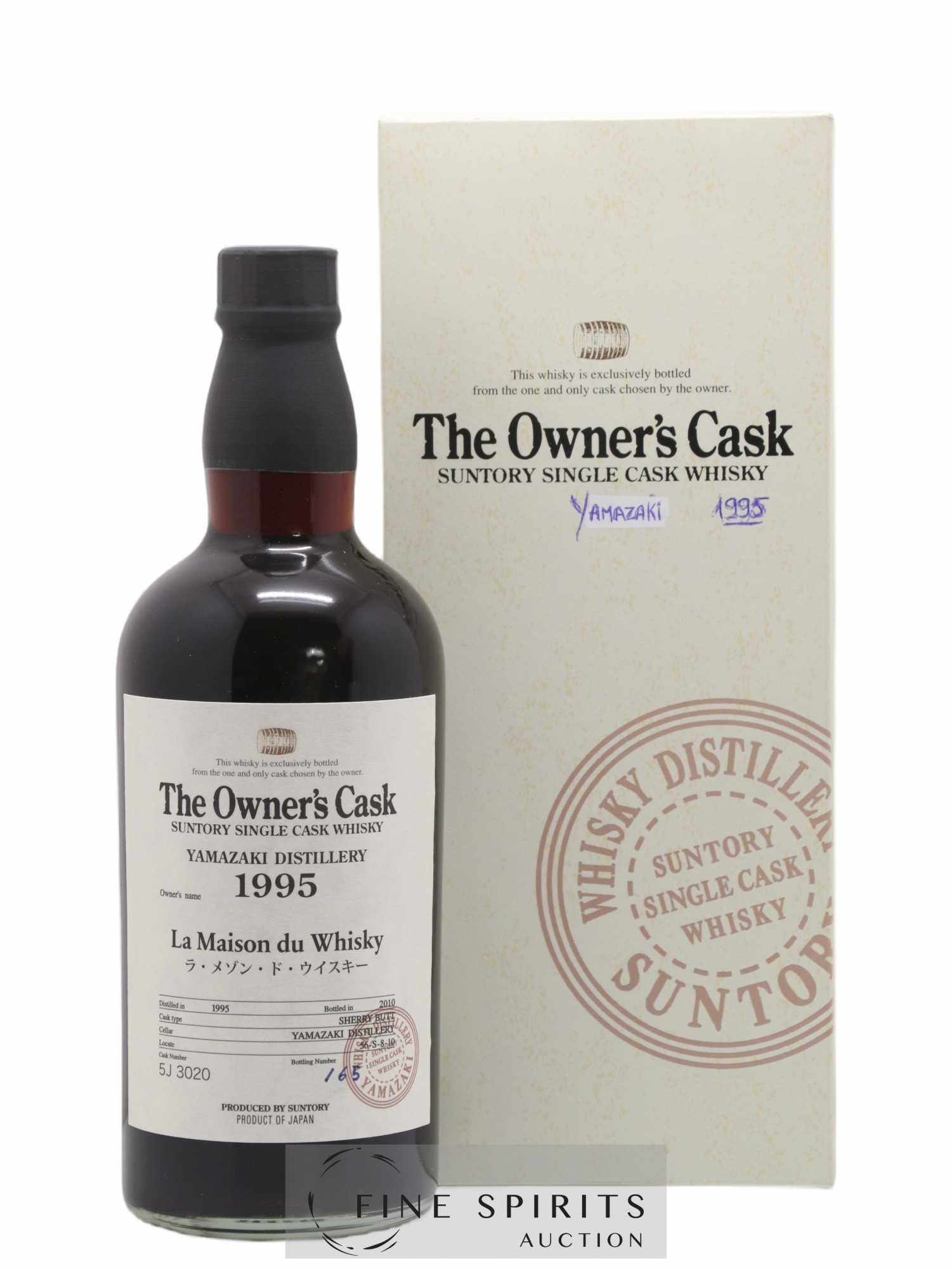 Yamazaki 1995 Of. The Owner's Cask Cask n°5J3020 - bottled 2010 LMDW