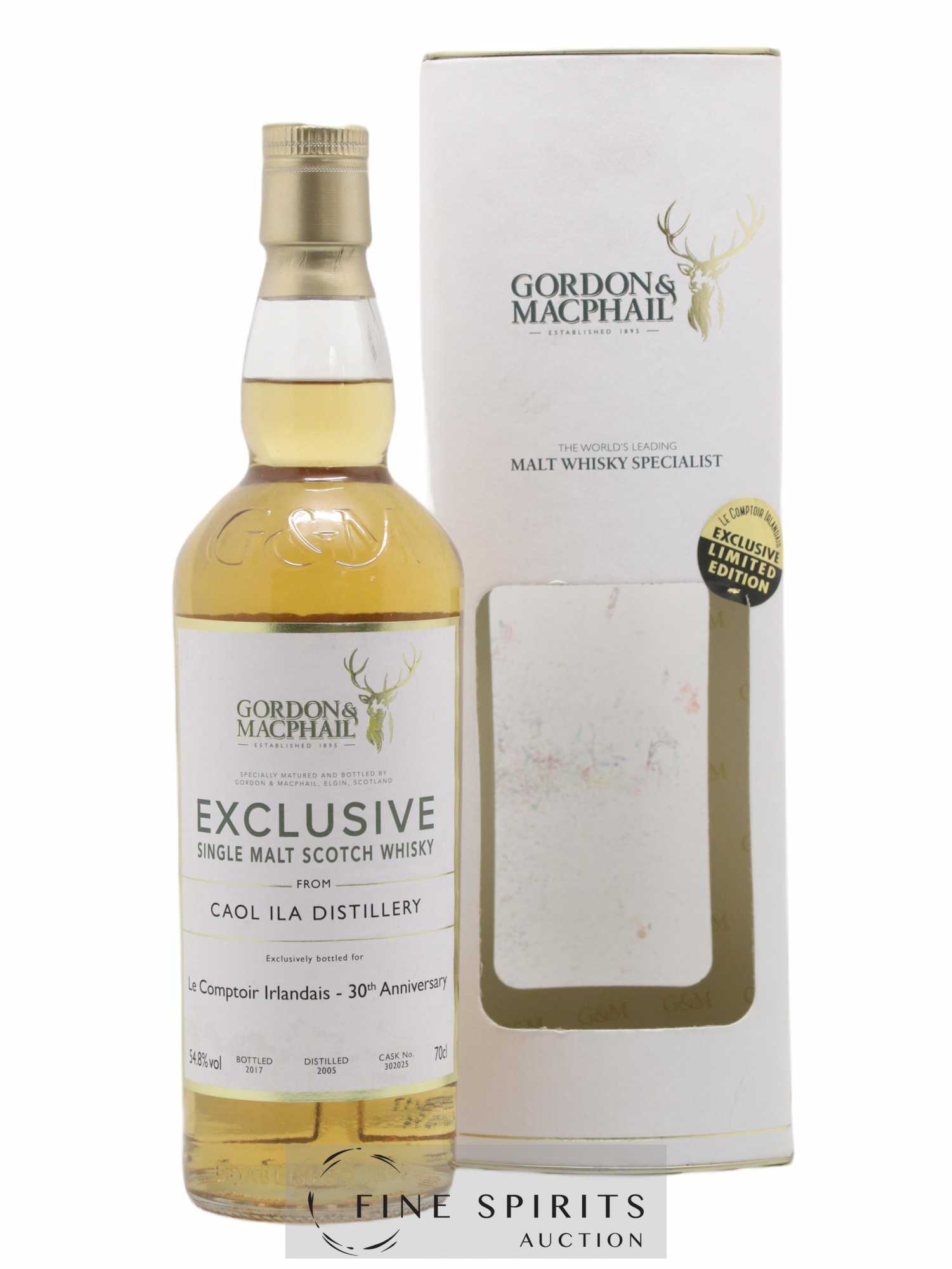 Caol Ila 2005 Gordon & MacPhail Exclusive Cask n°302025 - bottled 2017 Le Comptoir Irlandais