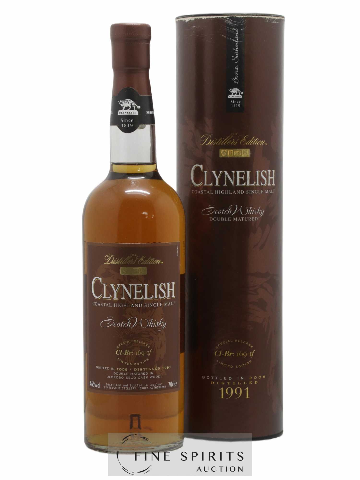 Clynelish 1991 Of. The Distillers Edition Cl-Br169-If - bottled 2006 Special Release