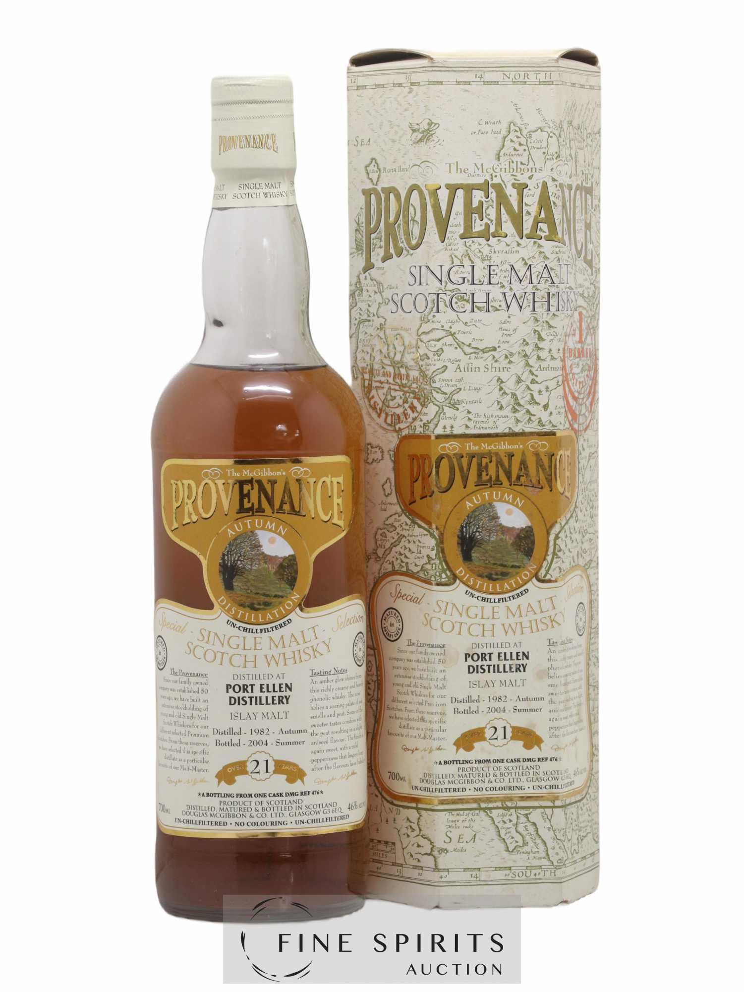 Port Ellen 21 years 1982 Dougla McGibbon Provenance Cask DMG Ref 476 - bottled 2004 Special Selection