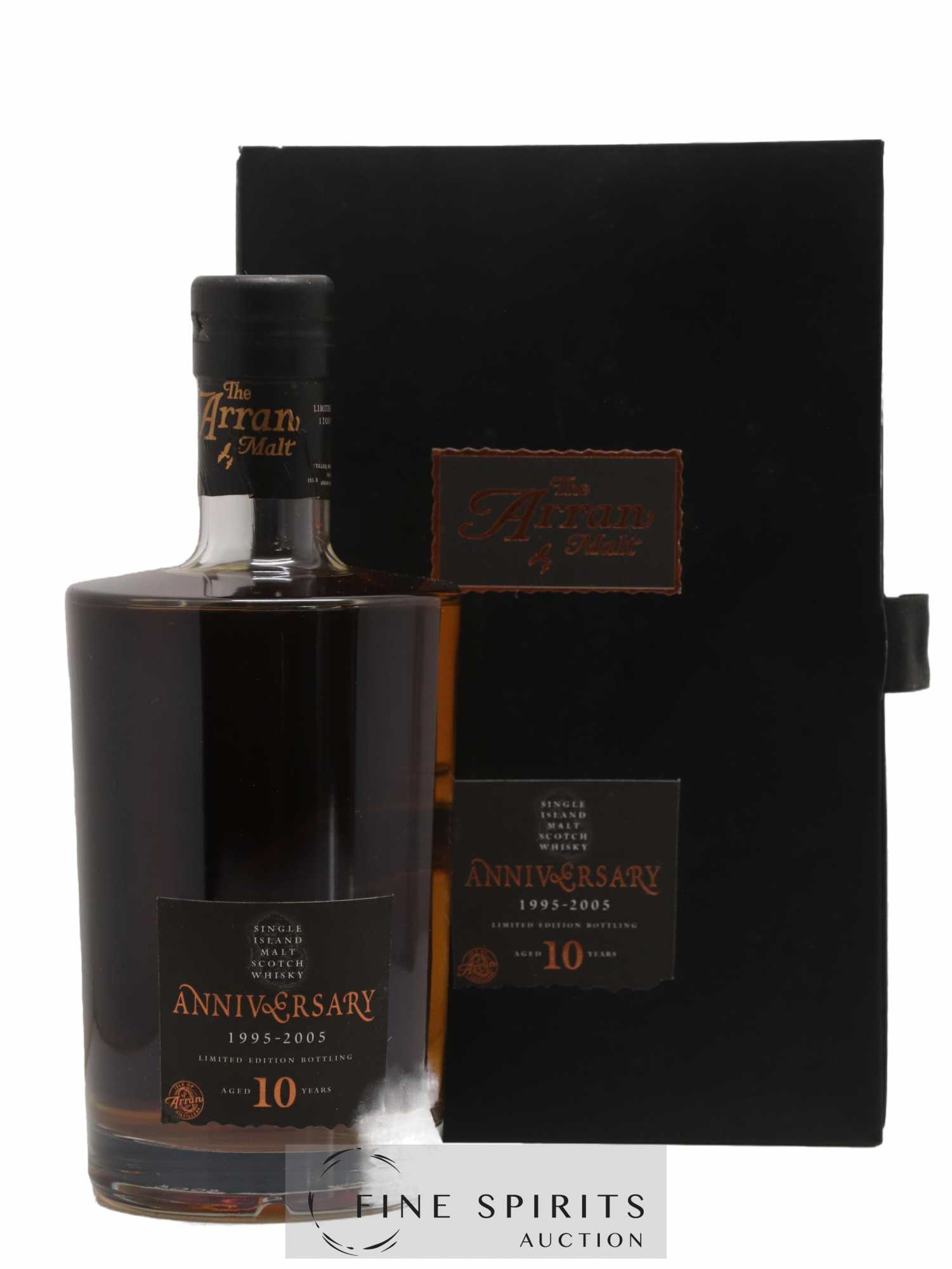 Arran 10 years Of. Anniversary 1995-2005 One of 1200 bottles Limited Edition