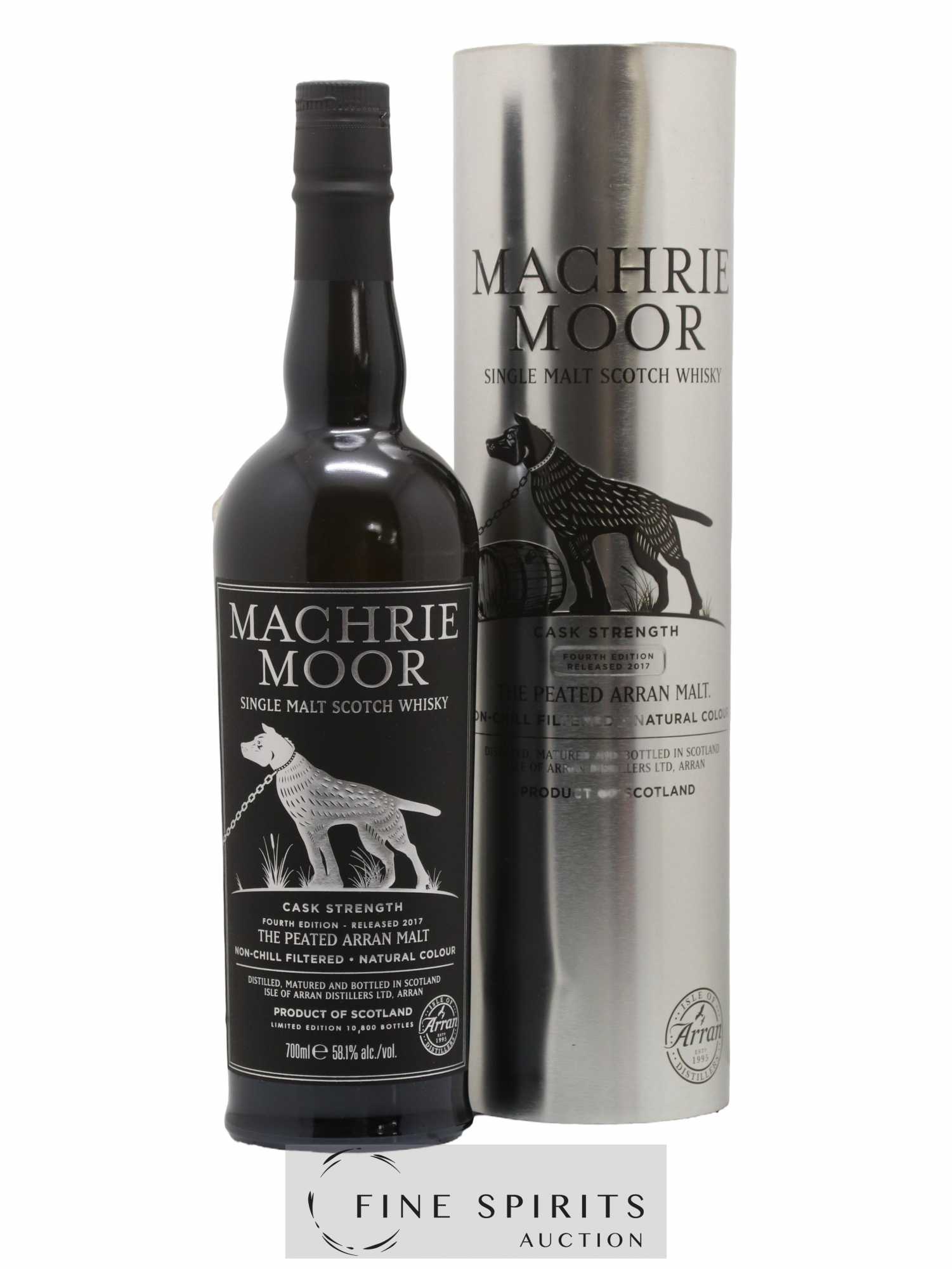 Arran Of. Machrie Moor Cask Strength Fourth Edition - One of 10800 - Release 2017 Limited Edition