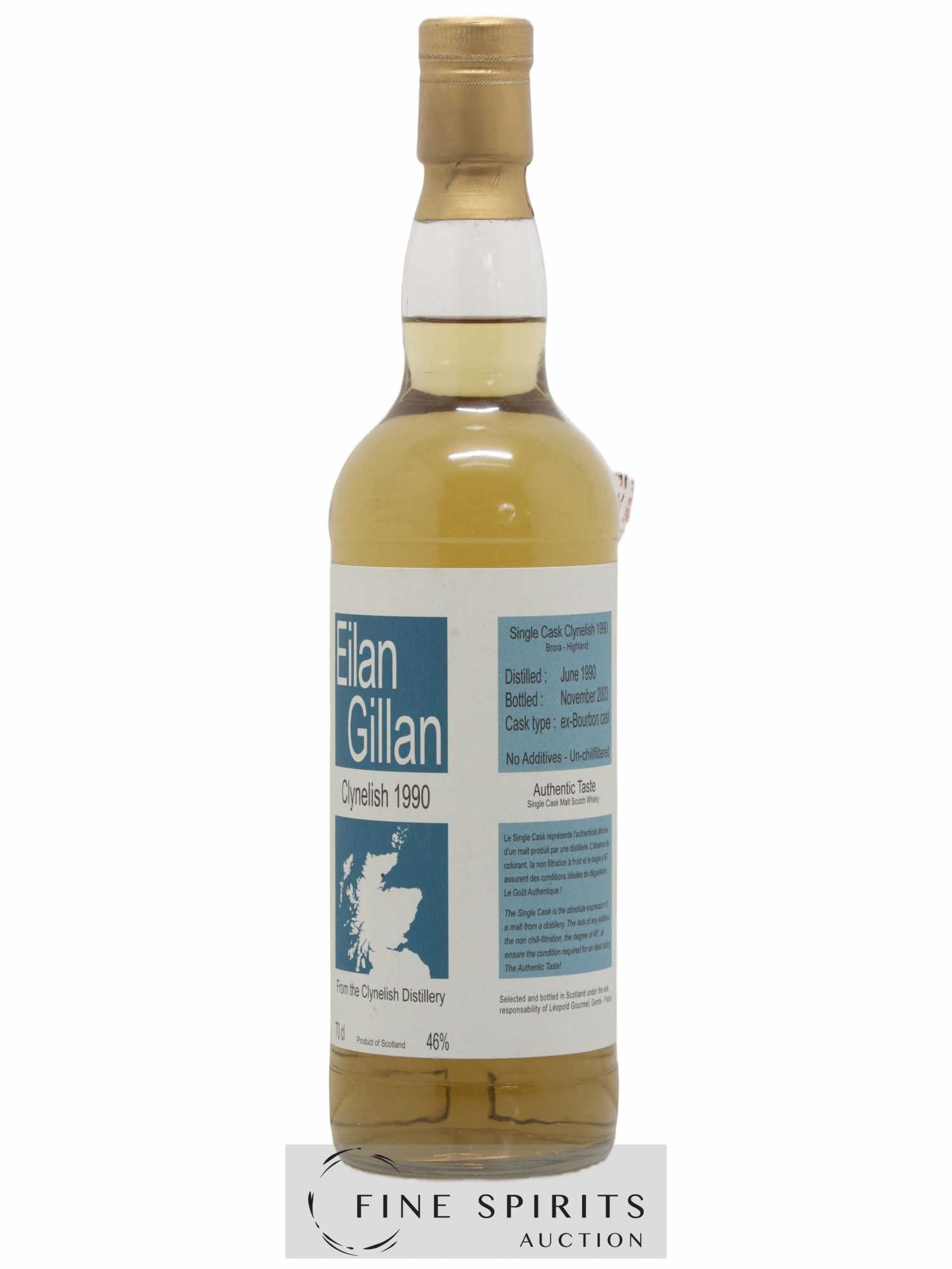 Clynelish 23 years 1990 Eilan Gillan Authentic Taste Ex-Bourbon Cask - bottled 2003