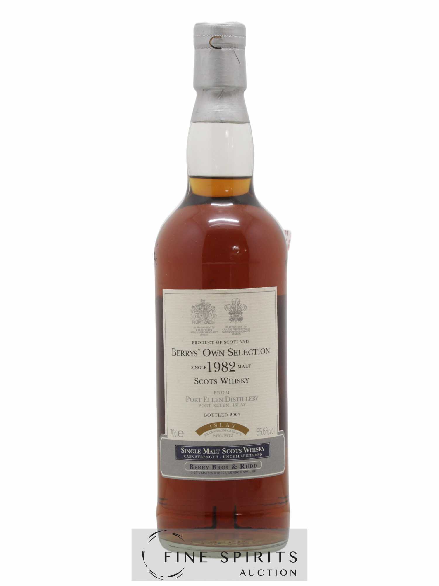 Port Ellen 1982 Berry Bros & Rudd Casks n°2470-2472 - bottled 2007 Berry's Own Selection