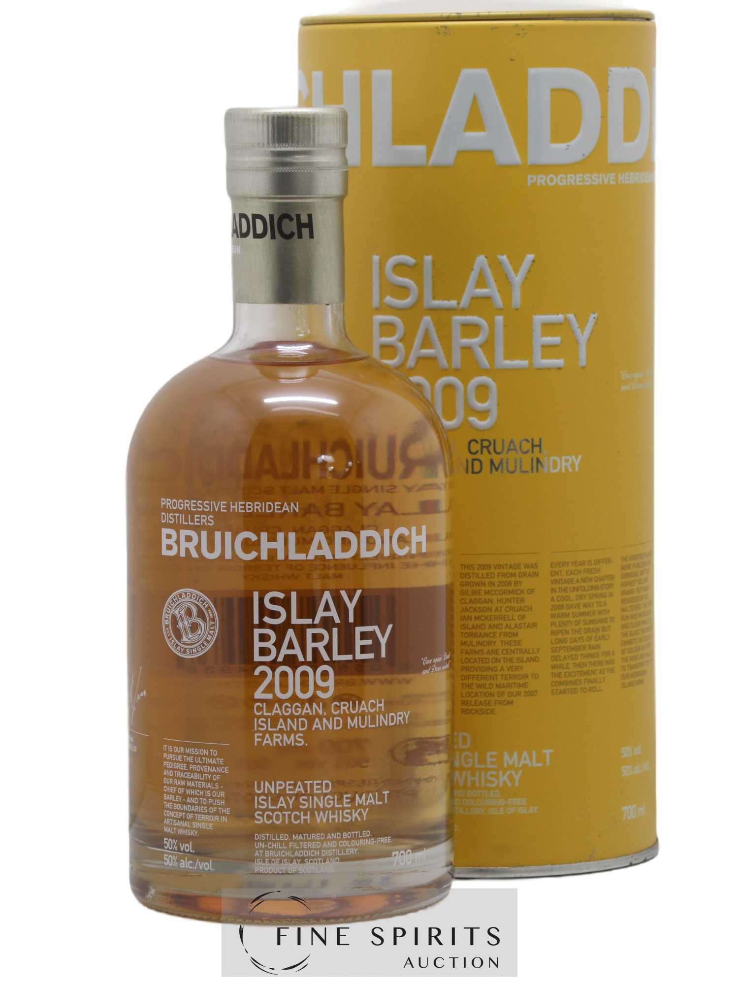 Bruichladdich 2009 Of. Islay Barley Unpeated