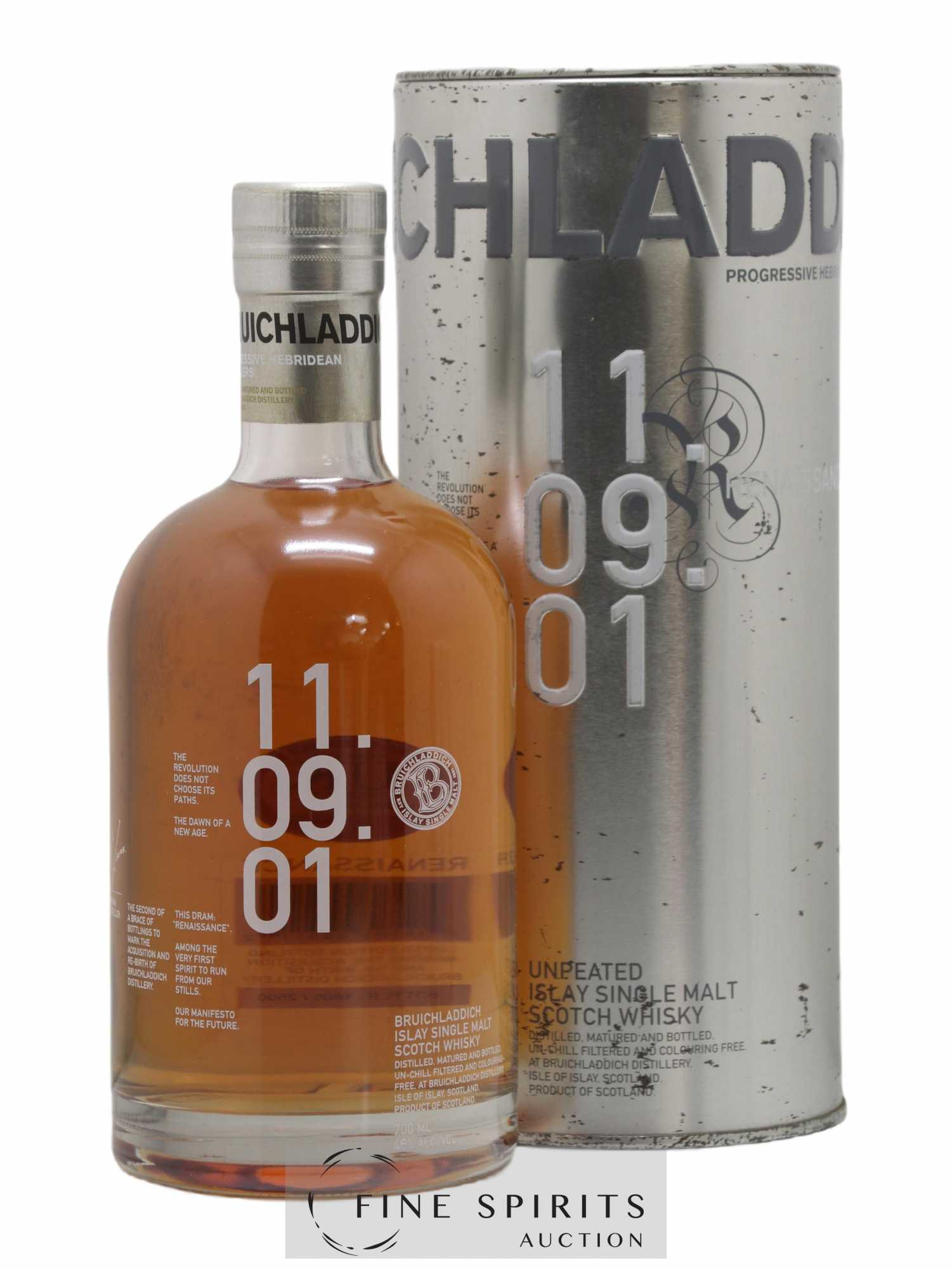 Bruichladdich Of. 11.09.01 - Renaissance One of 2500 Limited Edition