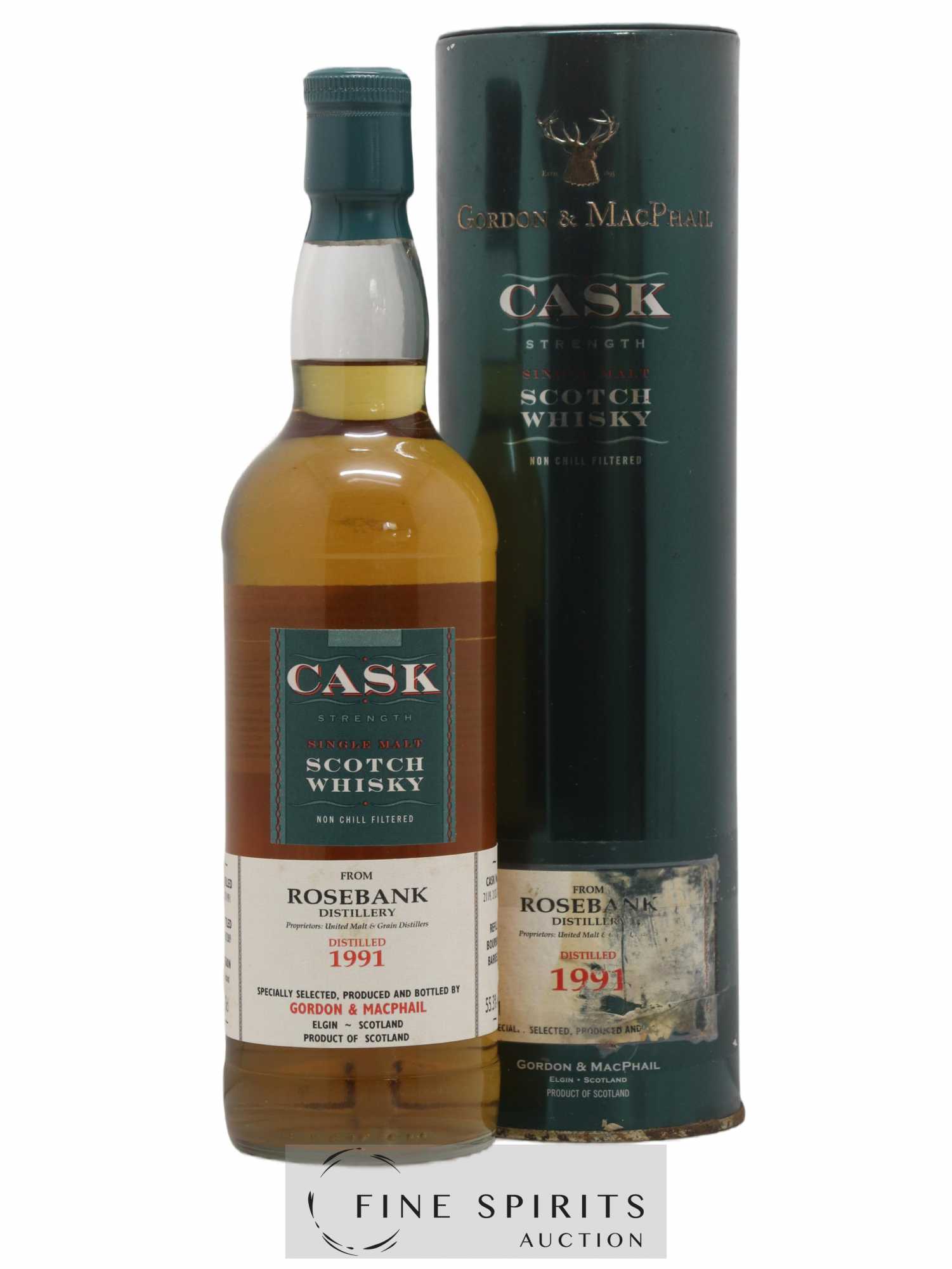 Rosebank 1991 Gordon & Macphail Cask Strength Casks 2119-20-21 - bottled 2009