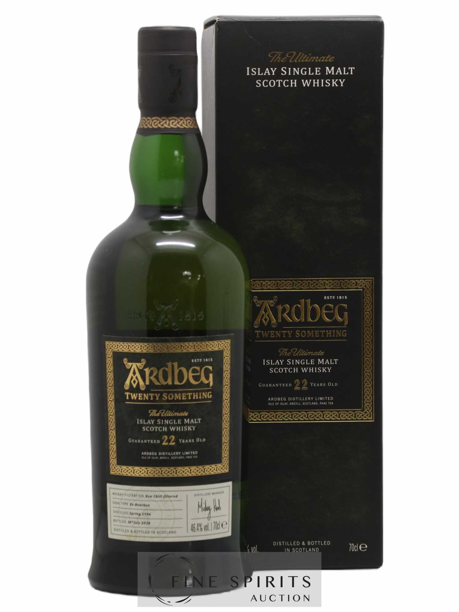 Ardbeg 22 years 1996 Of. Twenty Something Ex-Bourbon Cask - bottled 2018 Special Comittee Only Edition The Ultimate