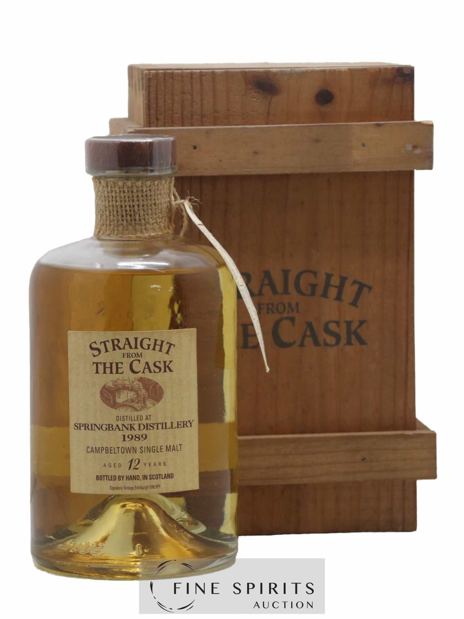 Springbank 12 years 1989 Signatory Vintage Cask n°503 - One of 410 - bottled 2001 LMDW Straight From The Cask