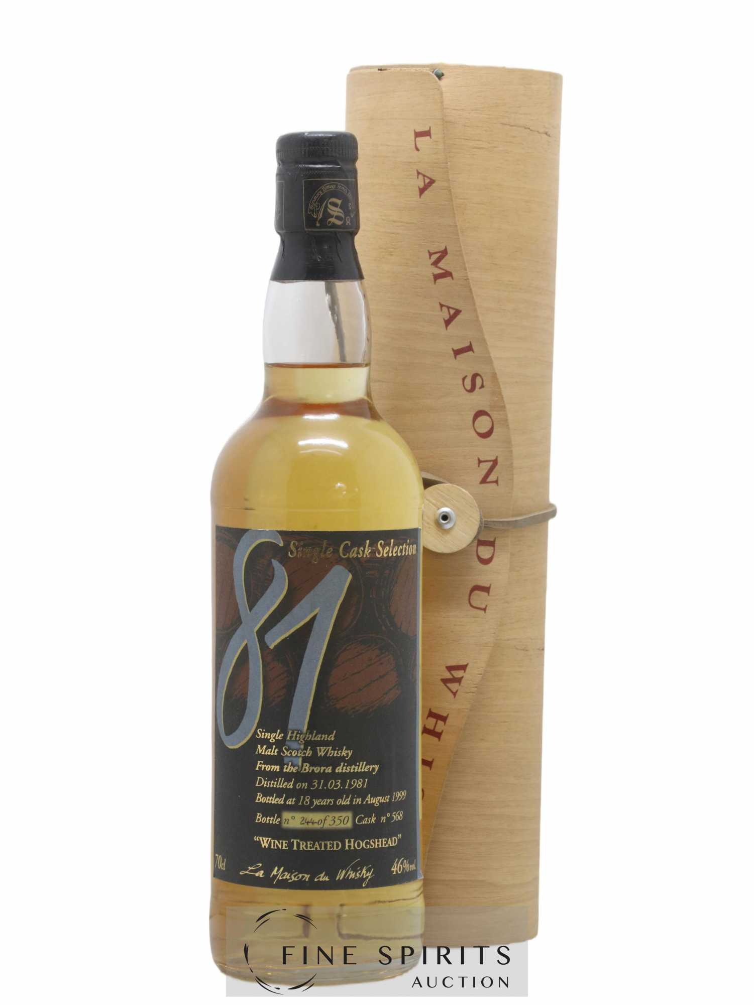 Brora 18 years 1981 Signatory Vintage Cask n°568 - One of 350 - bottled 1999 LMDW Single Cask Selection