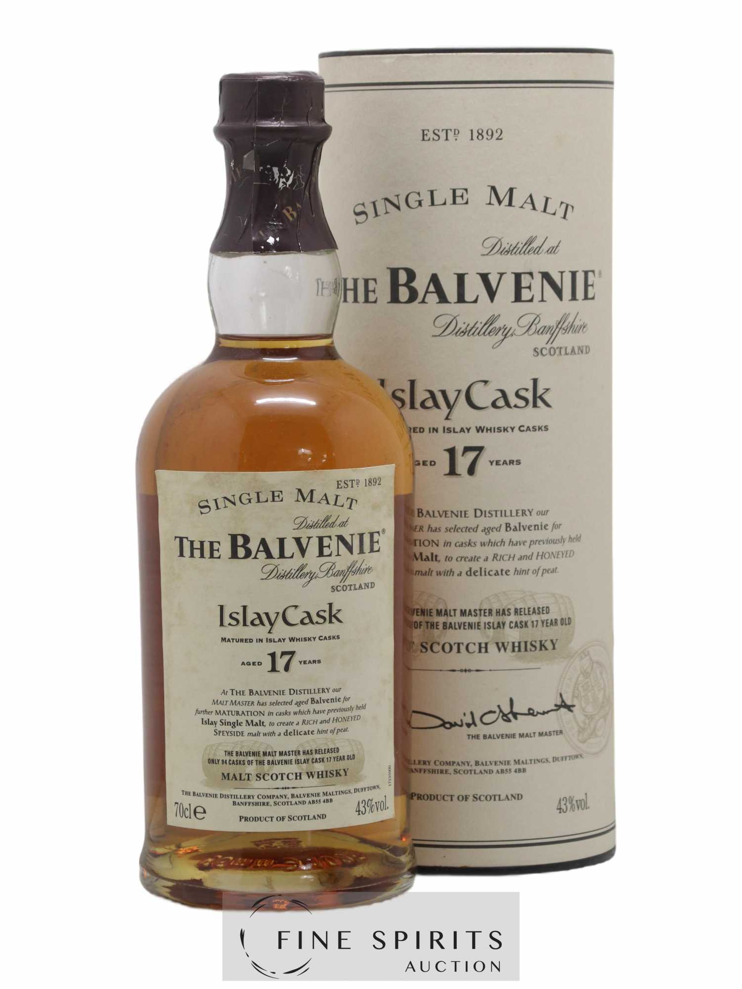 Balvenie The 17 years Of. Islay Cask