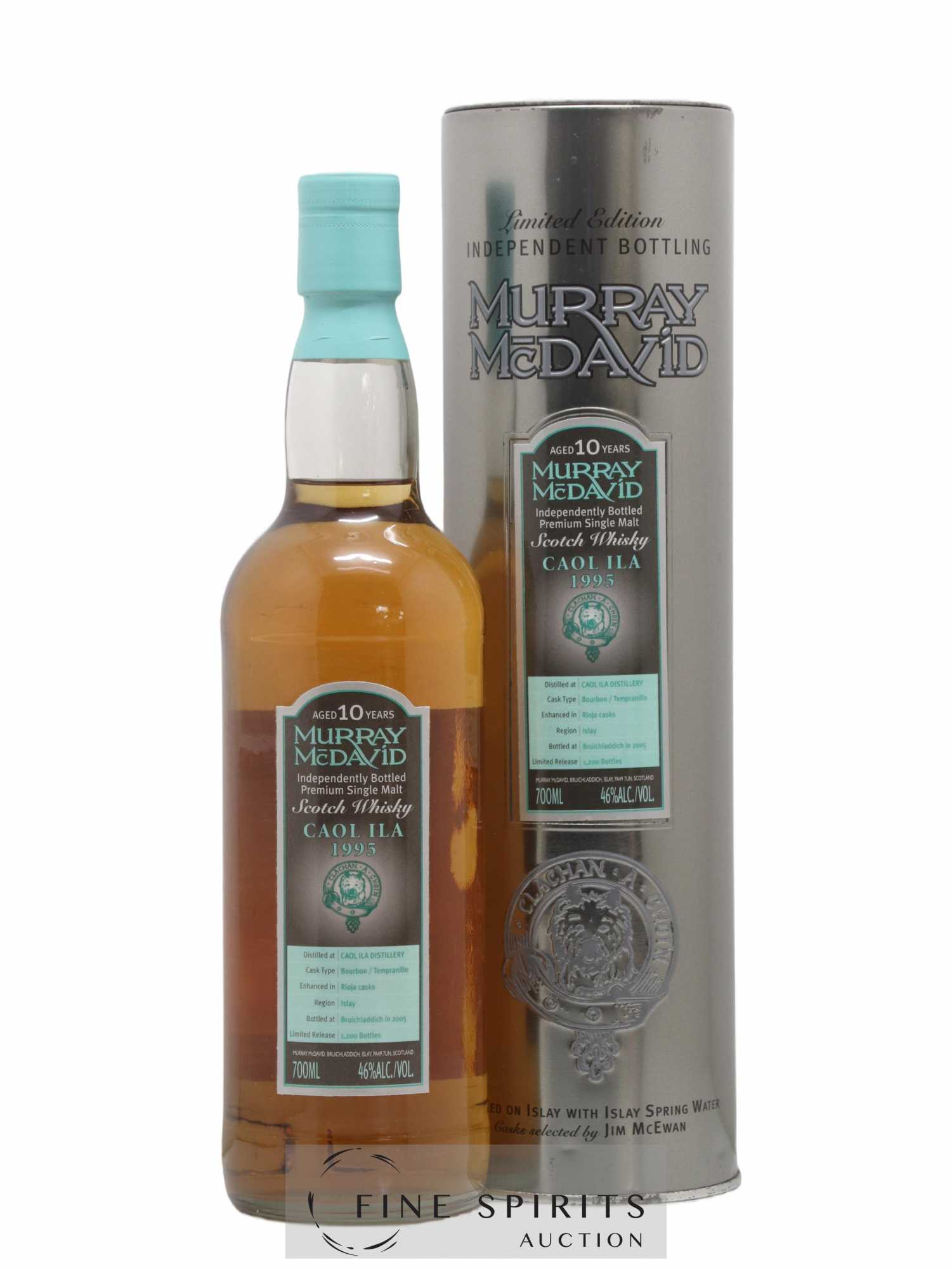 Caol Ila 10 years 1995 Murray Mc David Rioja Casks - One of 1200 - bottled 2005