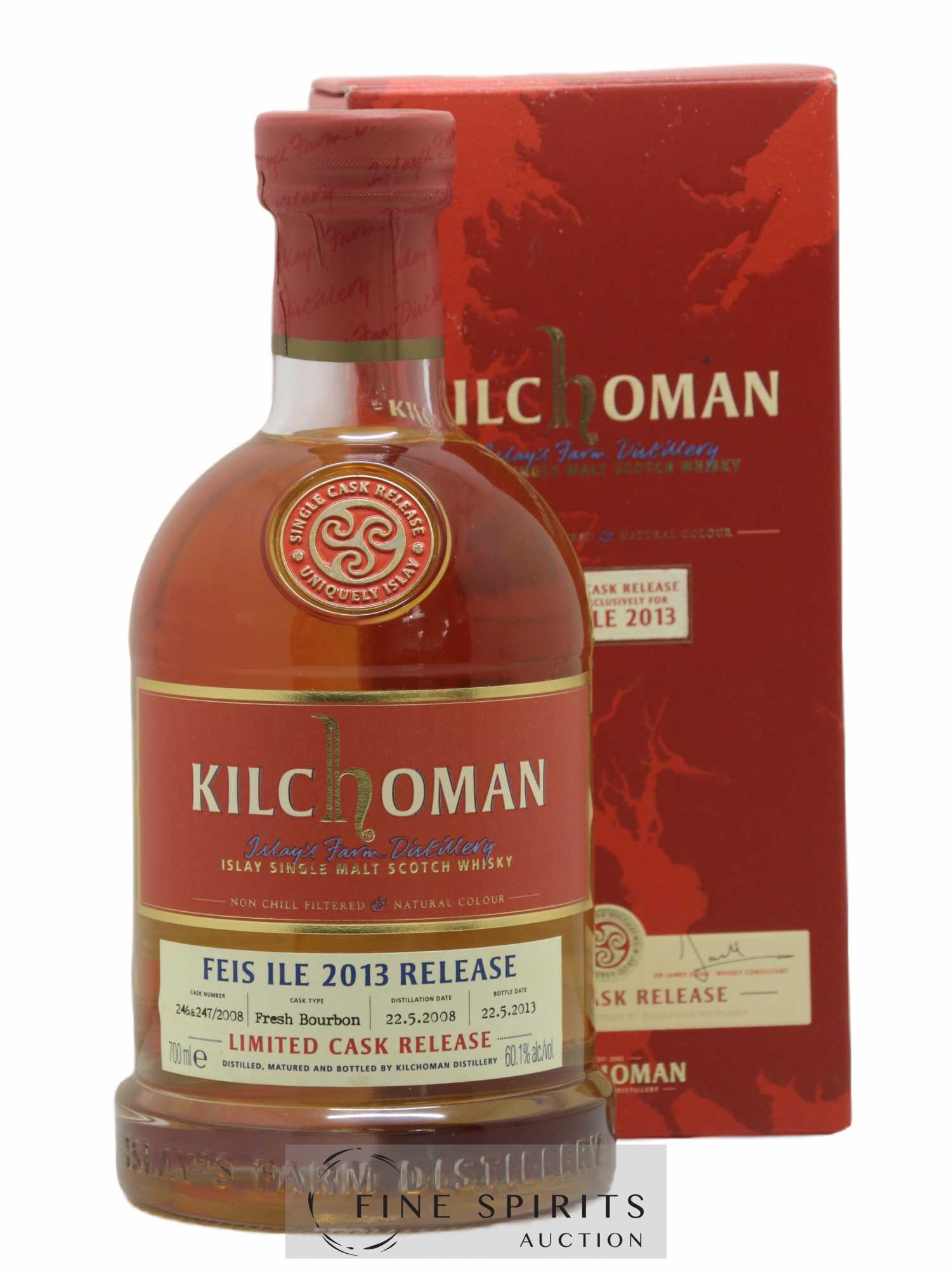 Kilchoman 2008 Of. Feis Ile 2013 Casks n°246-247-2008 - One of 526 - bottled 2013 Limited Cask Release