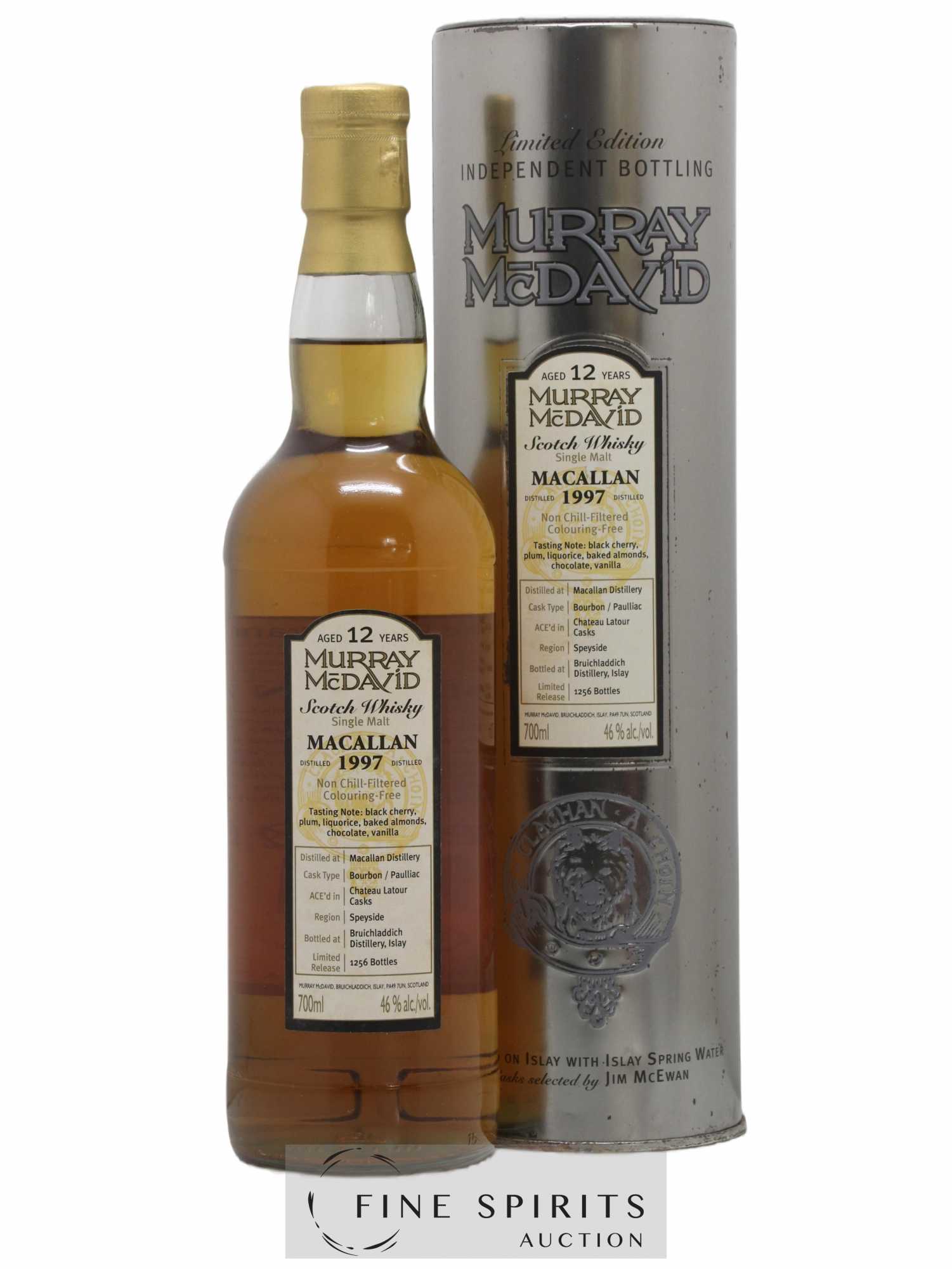 Macallan (The) 12 years 1997 Murray Mc David Ace'd in Château Latour Casks - One of 1256
