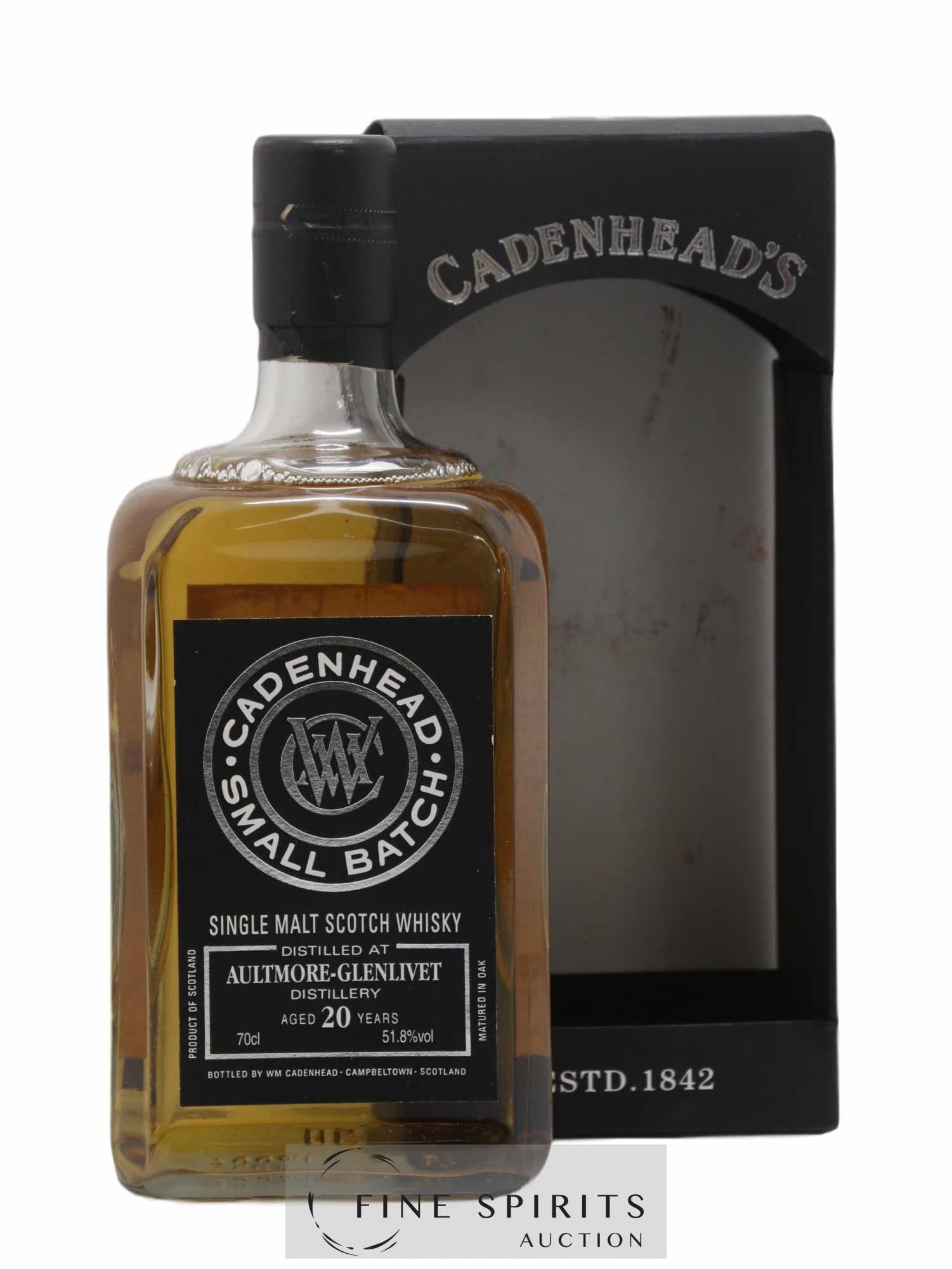 Aultmore-Glenlivet 20 years 1997 Cadenhead's Small Batch One of 450 - bottled 2018