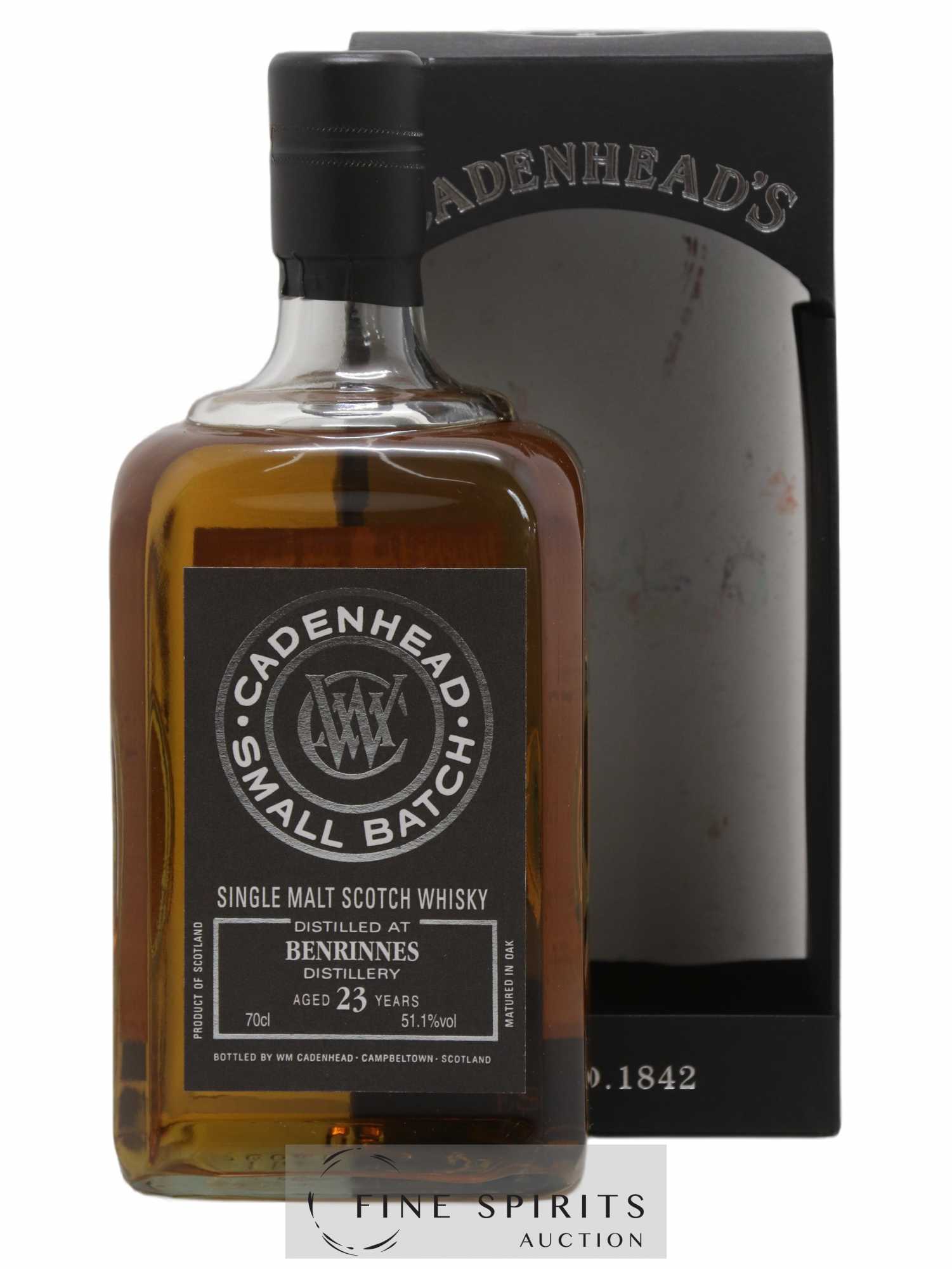 Benrinnes 23 years 1995 Cadenhead's Small Batch One of 708 - bottled 2019