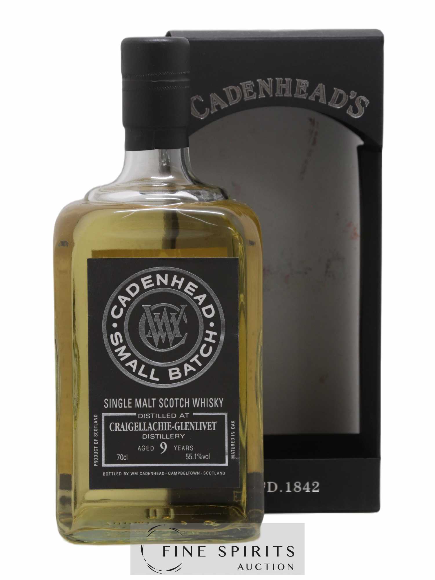 Craigellachie 9 years 2009 Cadenhead's Small Batch One of 570 - bottled 2018