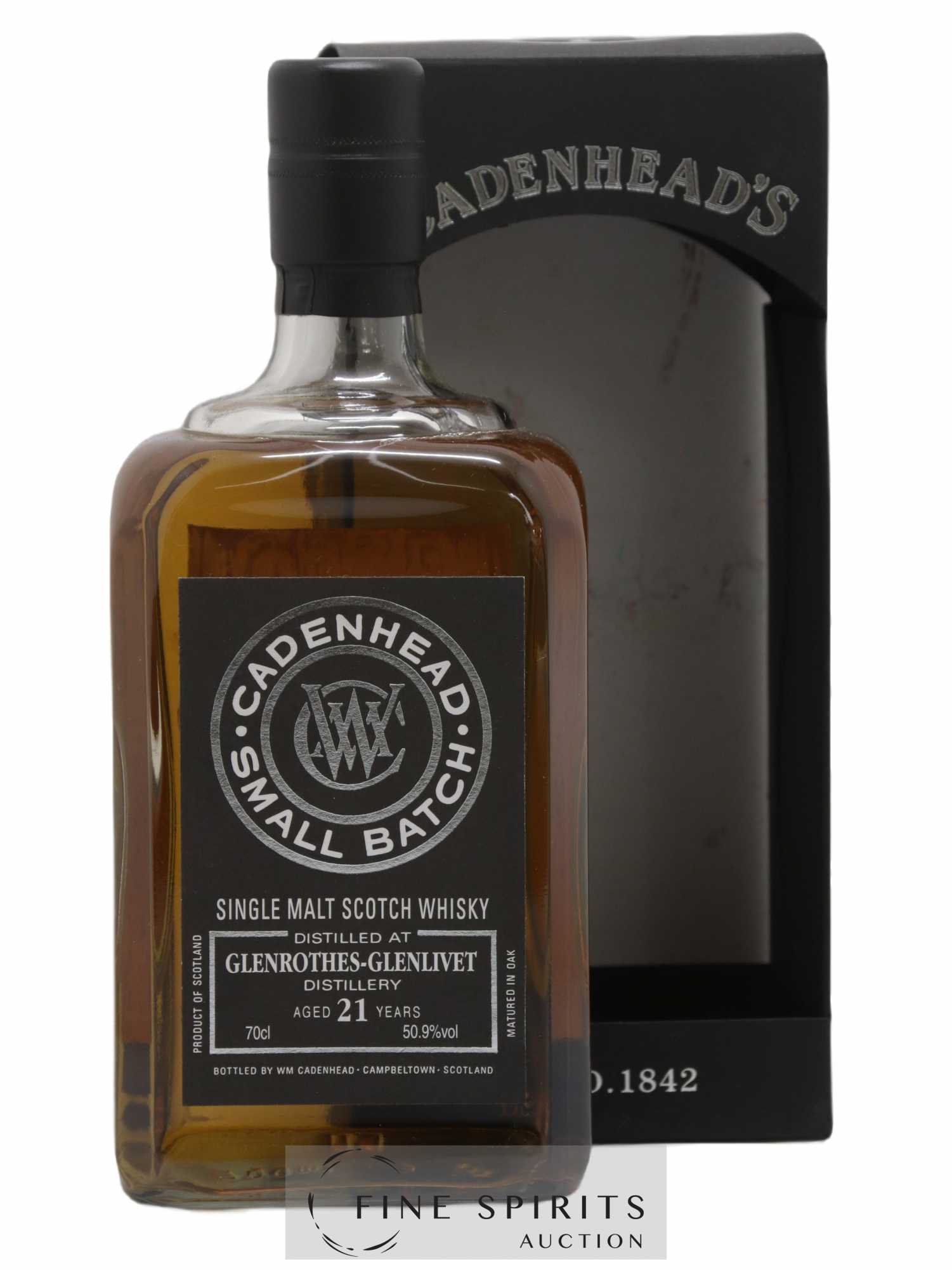 Glenrothes 21 years 1996 Cadenhead's Small Batch One of 990 - bottled 2018