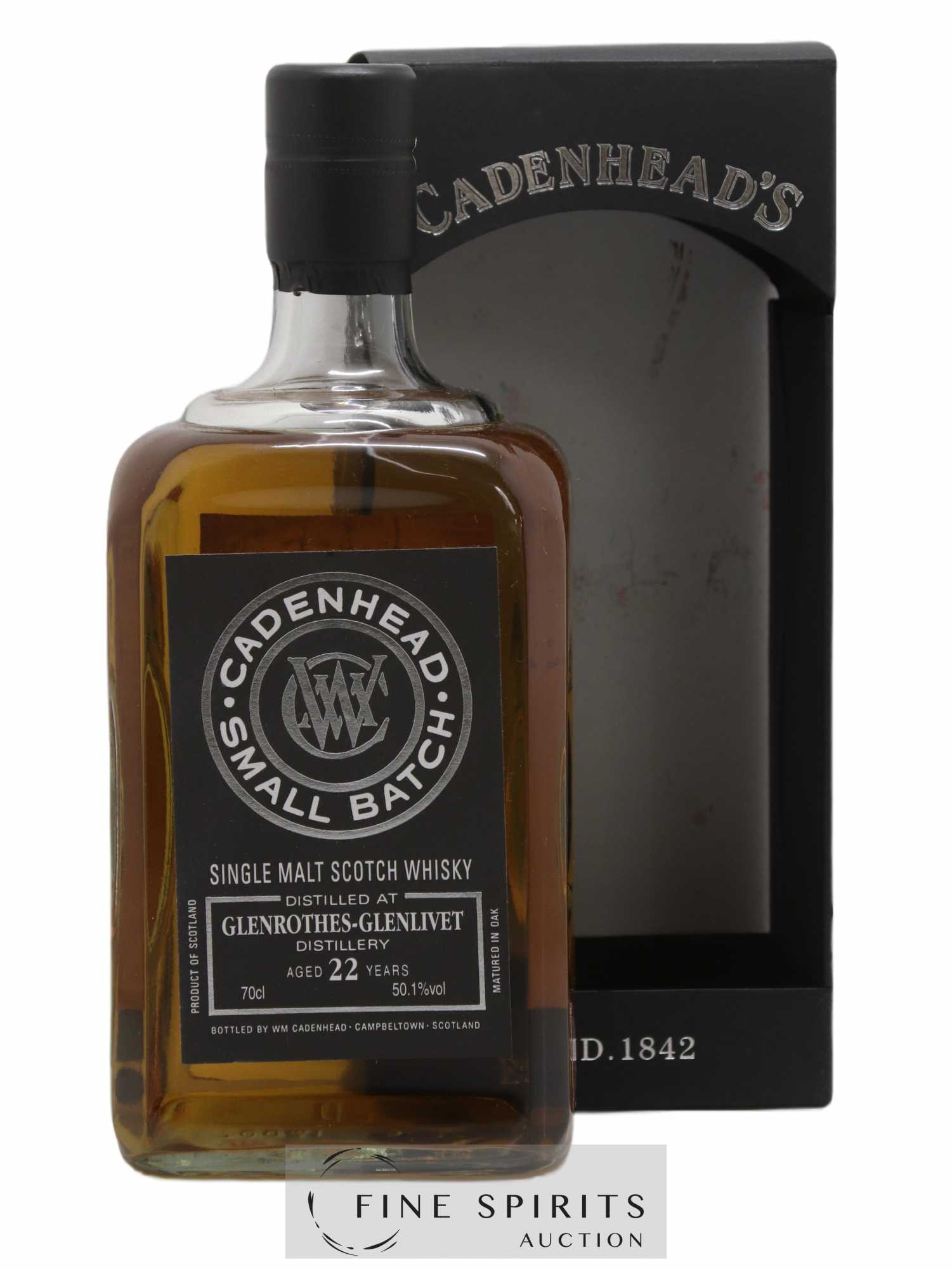 Glenrothes 22 years 1996 Cadenhead's Small Batch One of 942 - bottled 2019