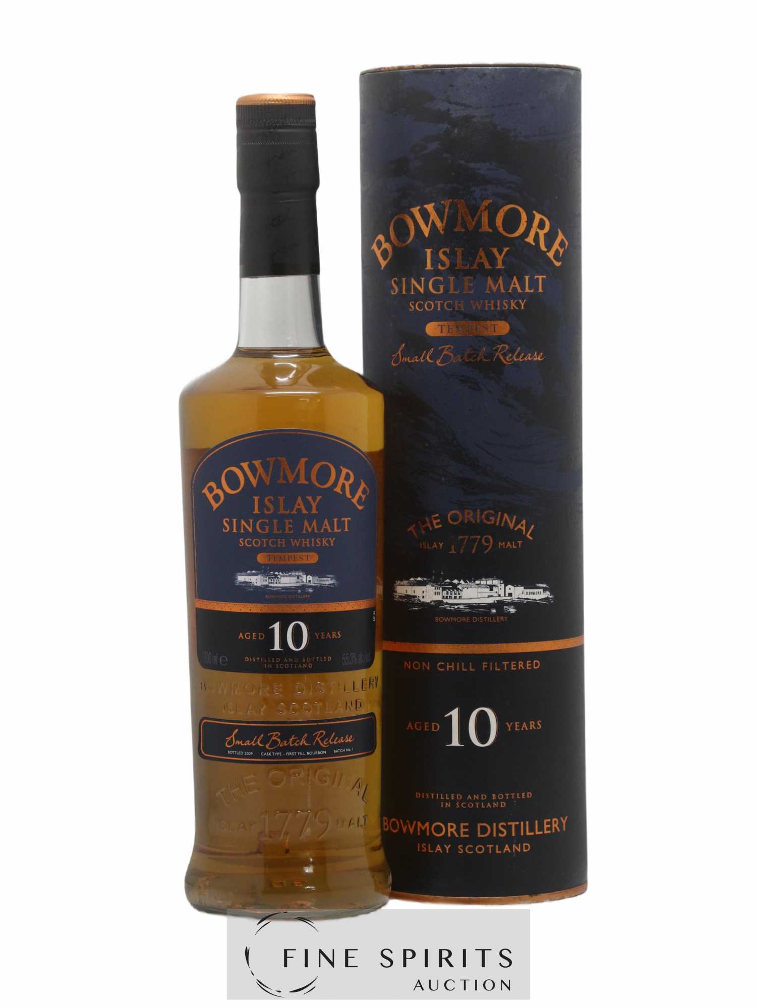 Bowmore 10 years Of. Tempest Small Batch Release n° 1 - bottled 2009