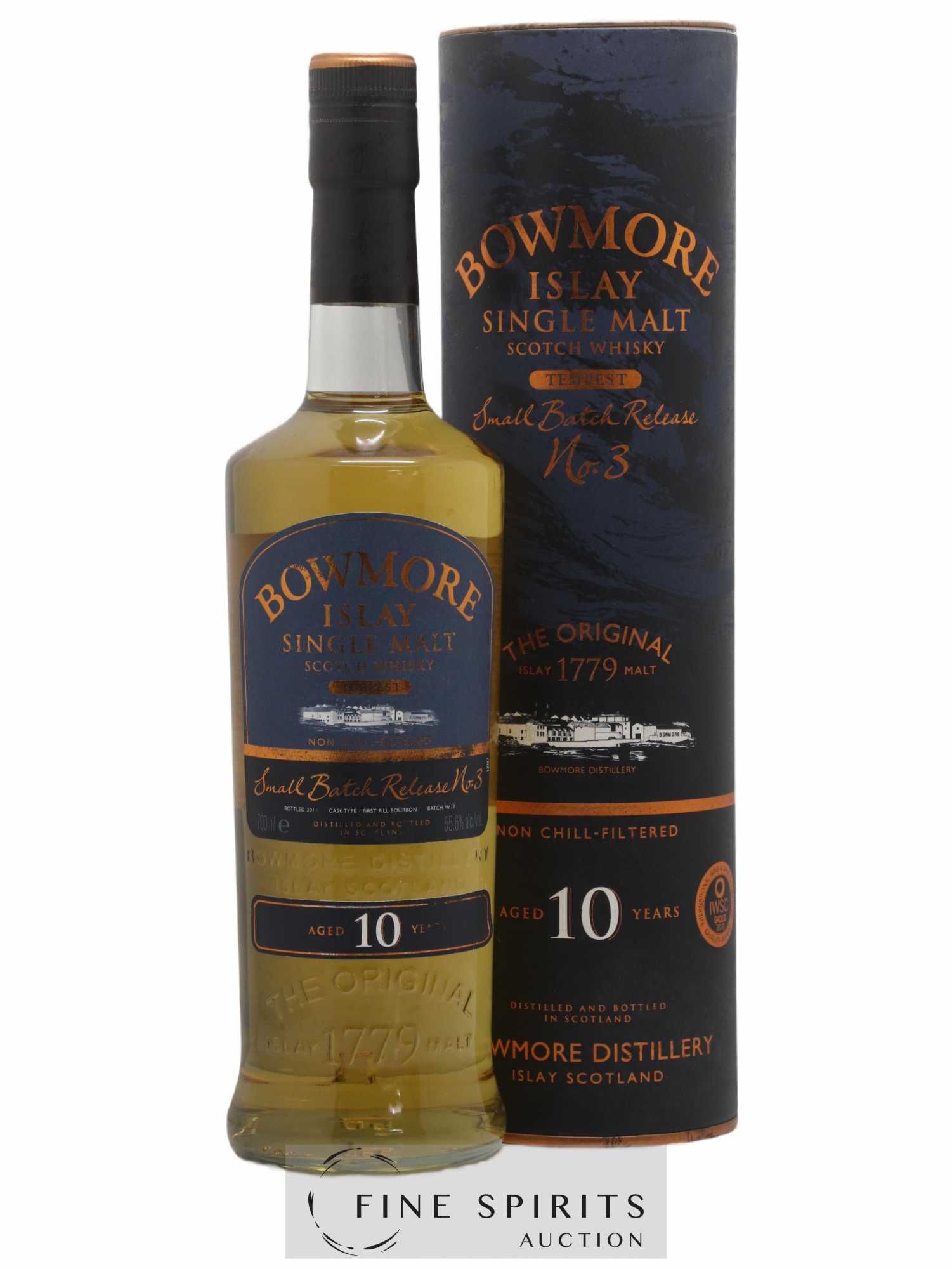 Bowmore 10 years Of. Tempest Small Batch Release n° 3 - bottled 2011