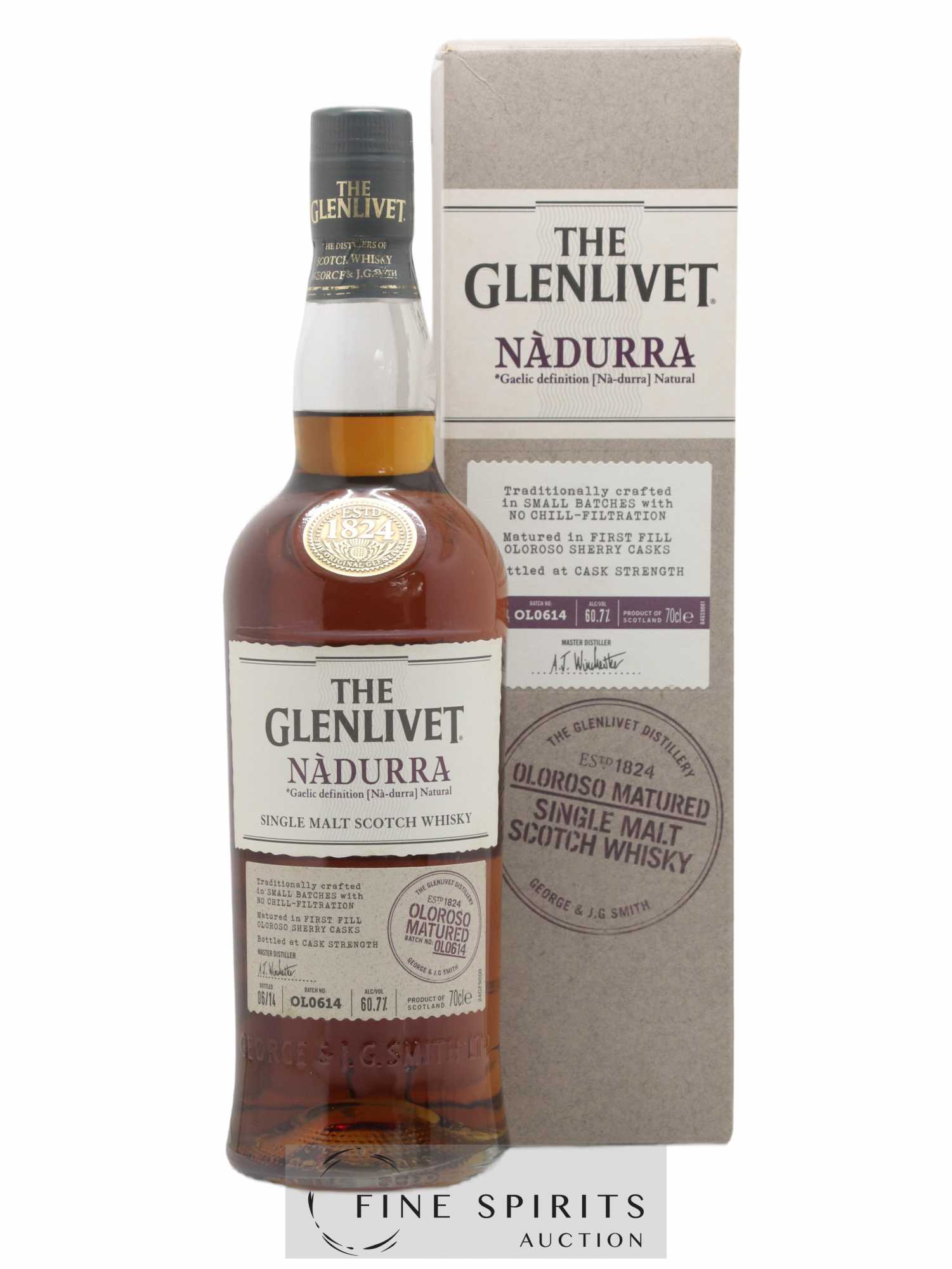 Glenlivet (The) Of. Nàdurra Batch OLO614 - bottled 2014