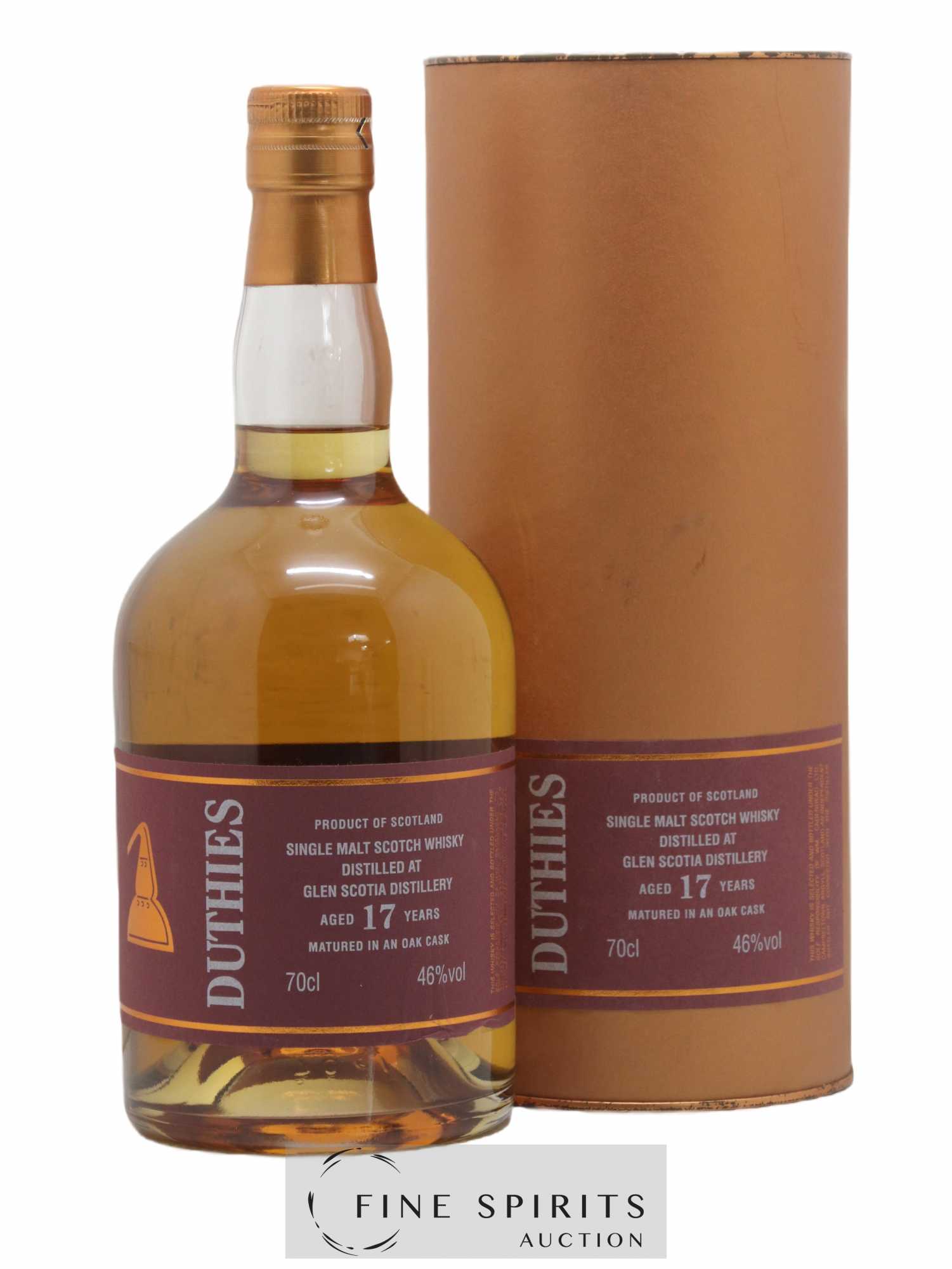 Glen Scotia 17 years Cadenhead's Duthies